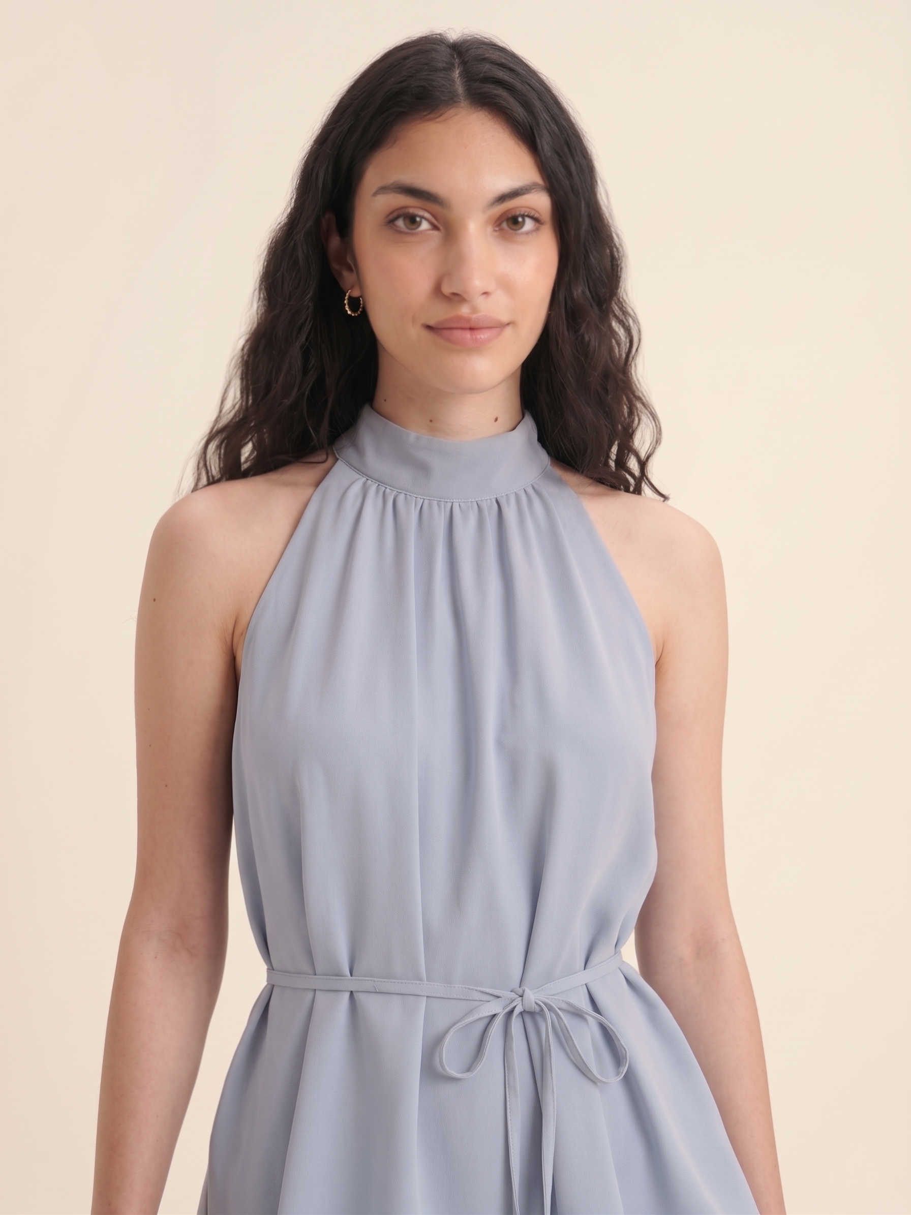 The Halter Co-ord - Light Blue