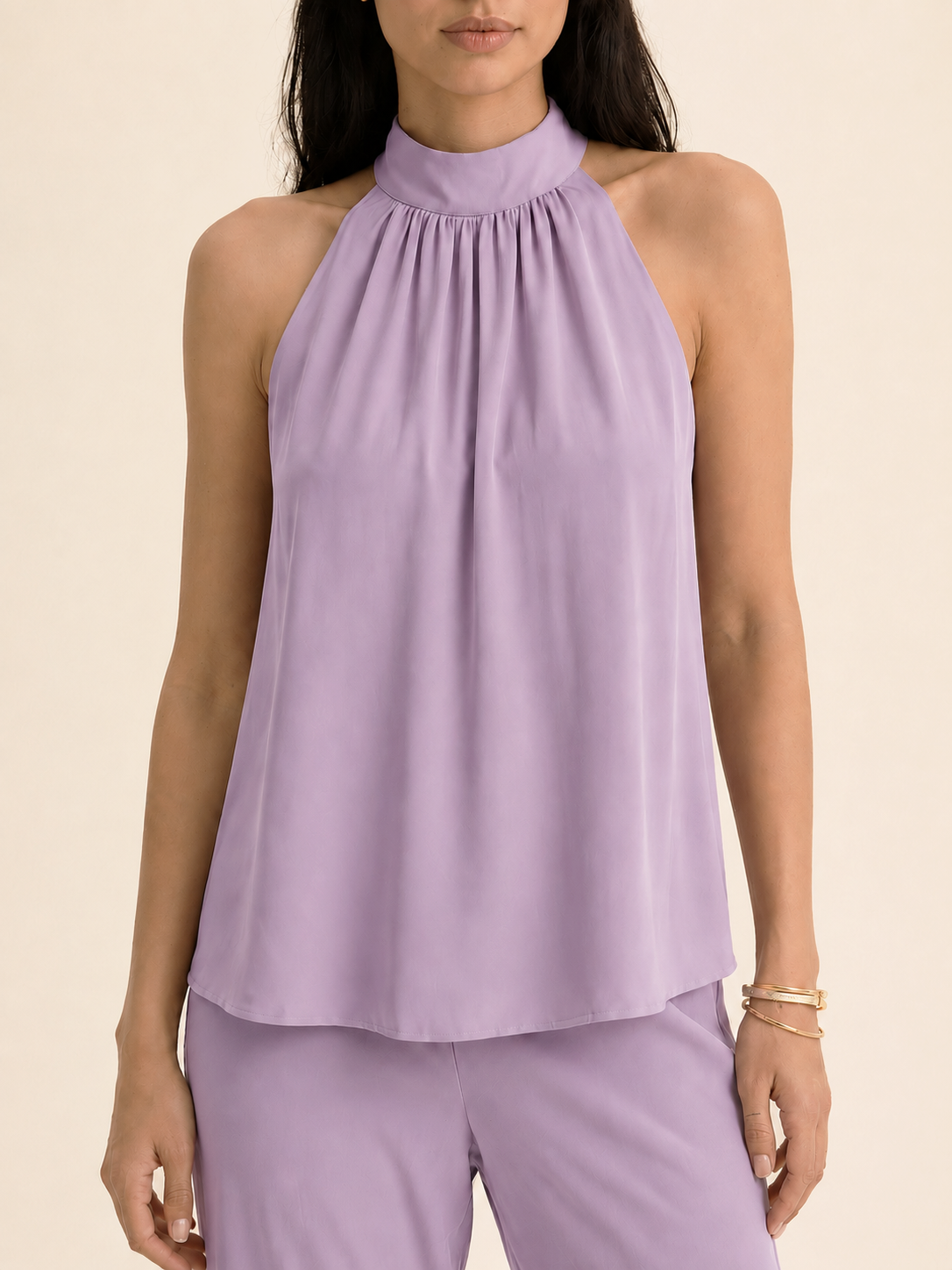 The Halter Co-ord - Mauve