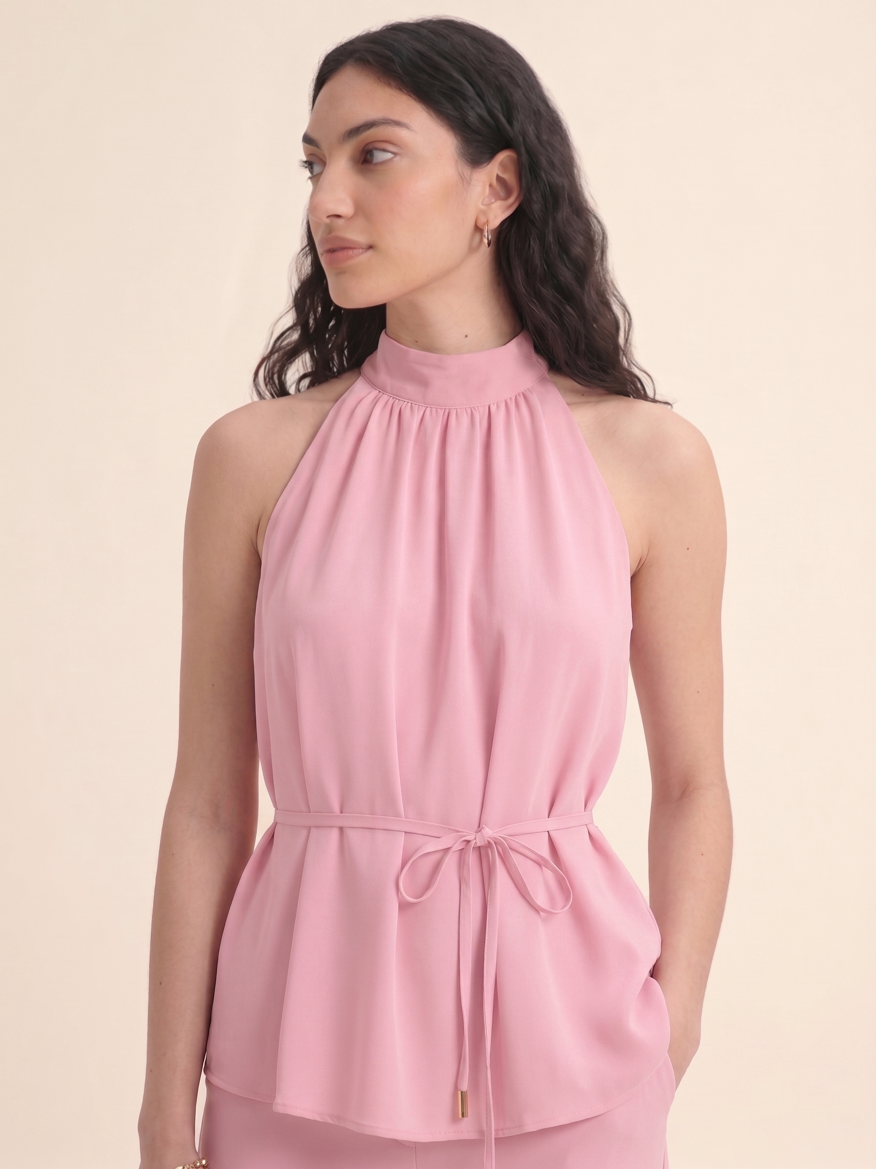 The Halter Co-ord - Pink