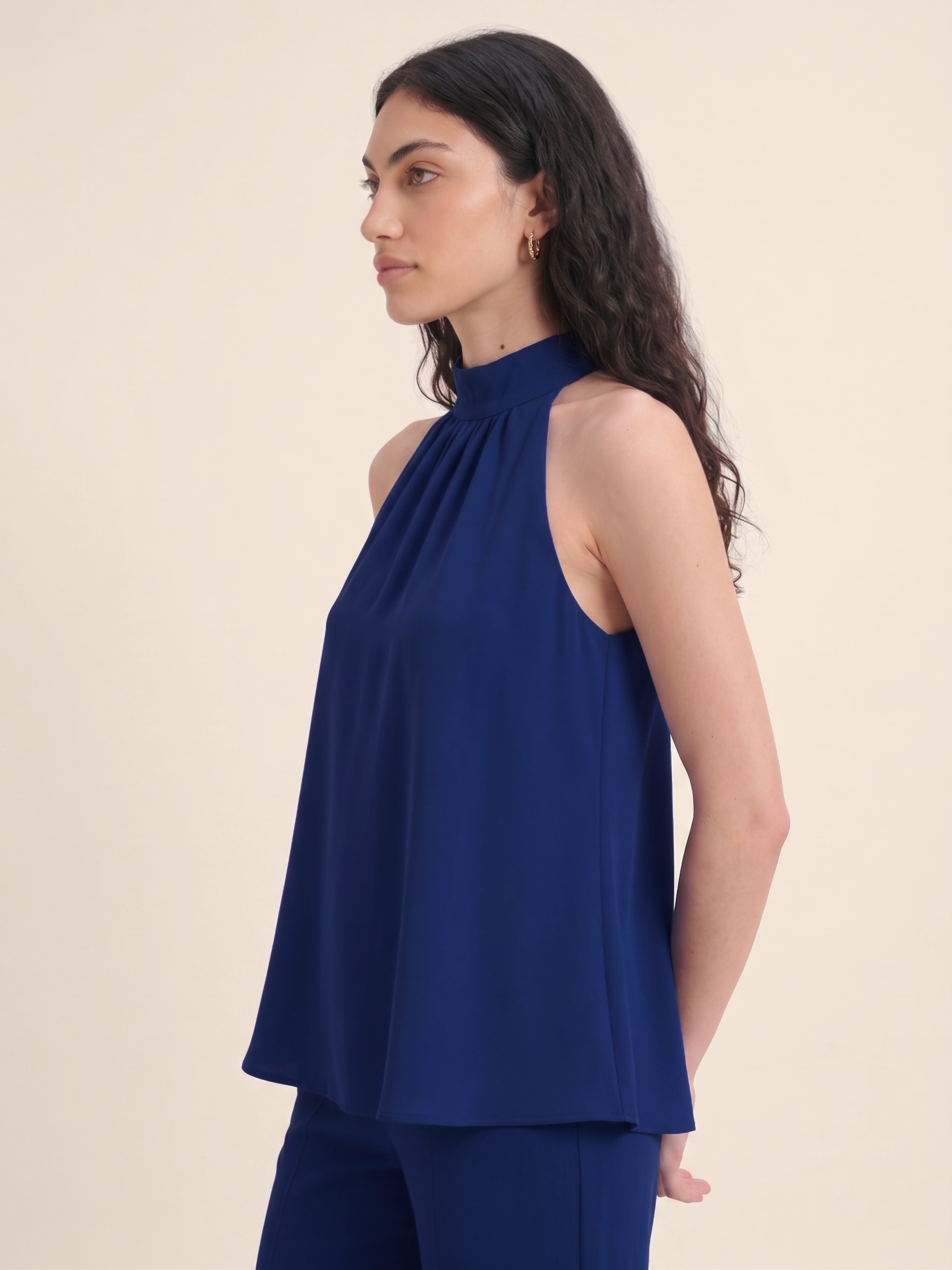 The Halter Co-ord - Royal Blue