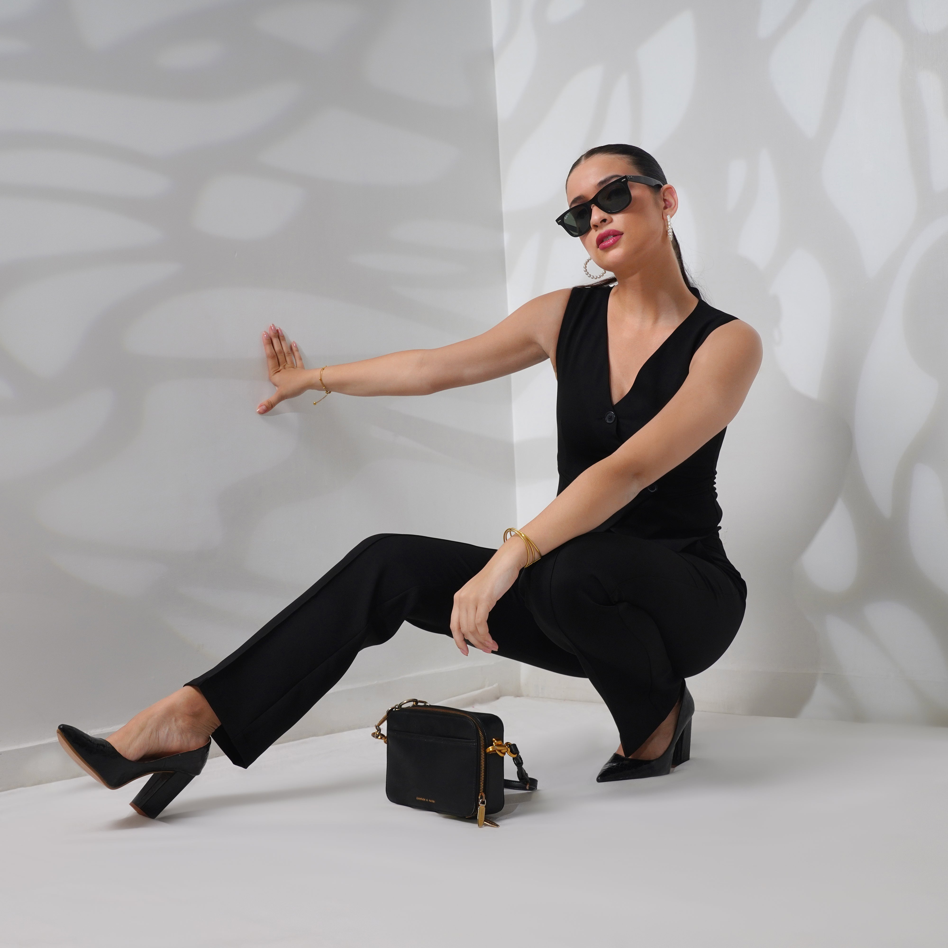 The Waistcoat-Pant Co-ord - Black