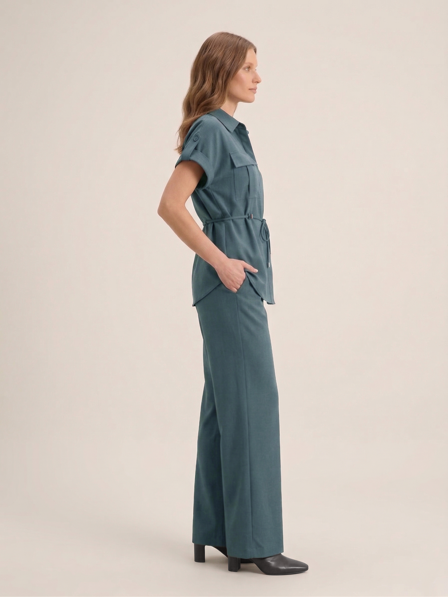 The Shirt-Pant Co-Ord - Slate