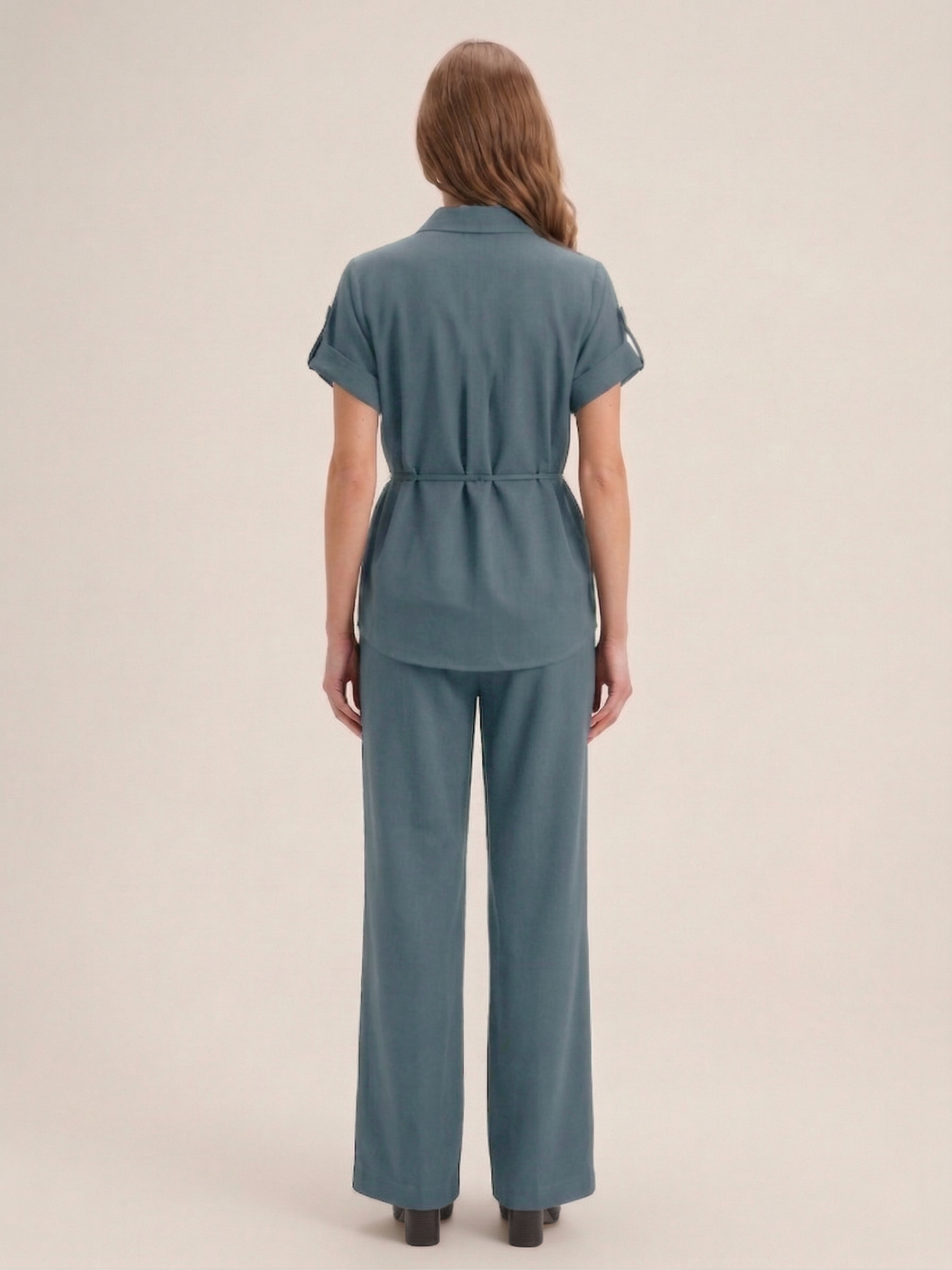 The Shirt-Pant Co-Ord - Slate