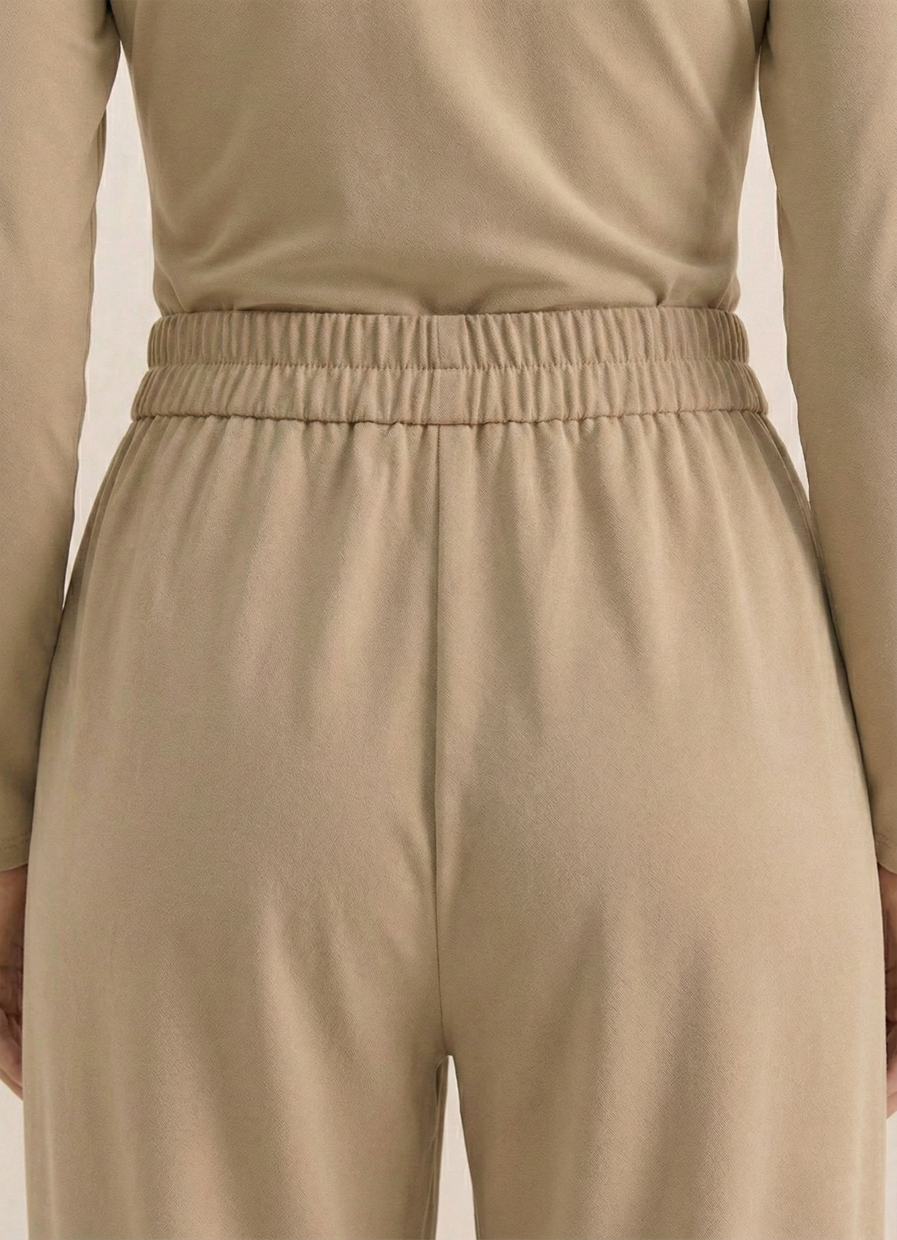 The Wrap Co-Ord - Beige