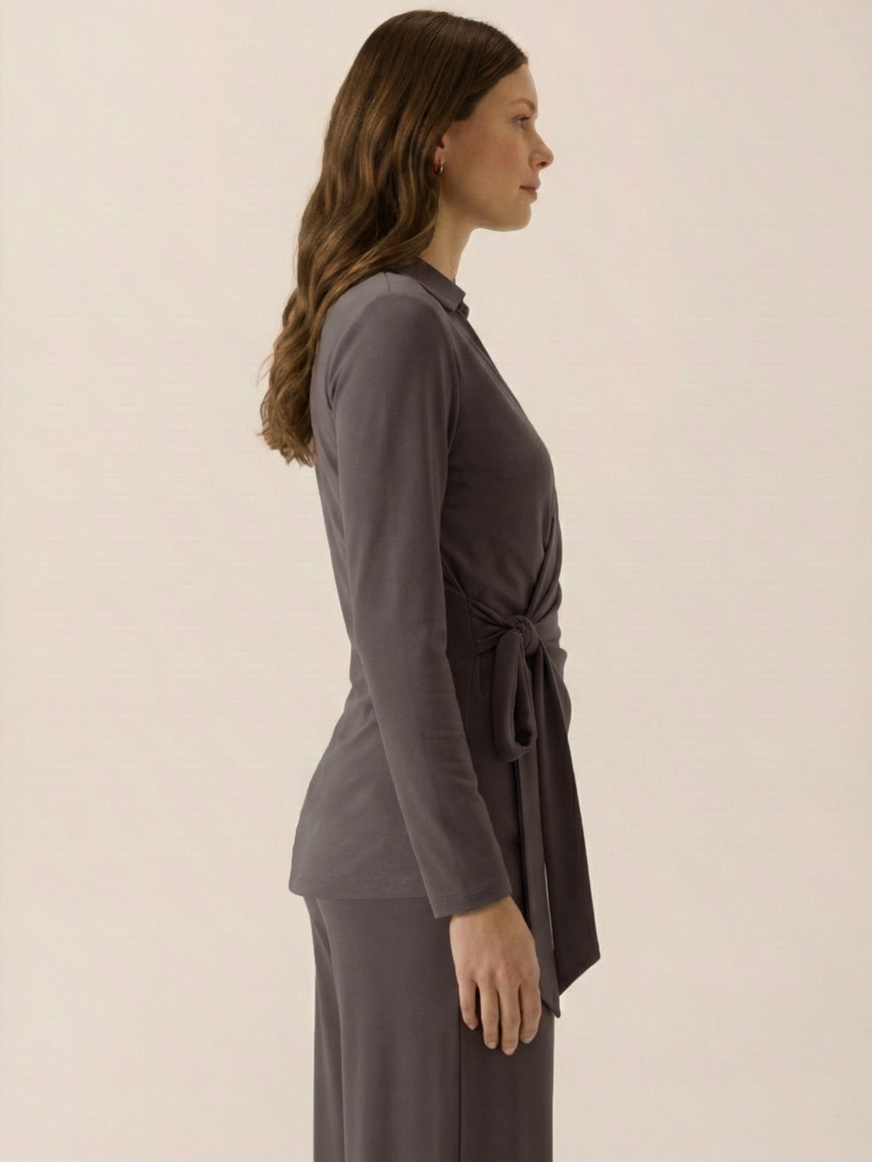 The Wrap Co-Ord - Slate