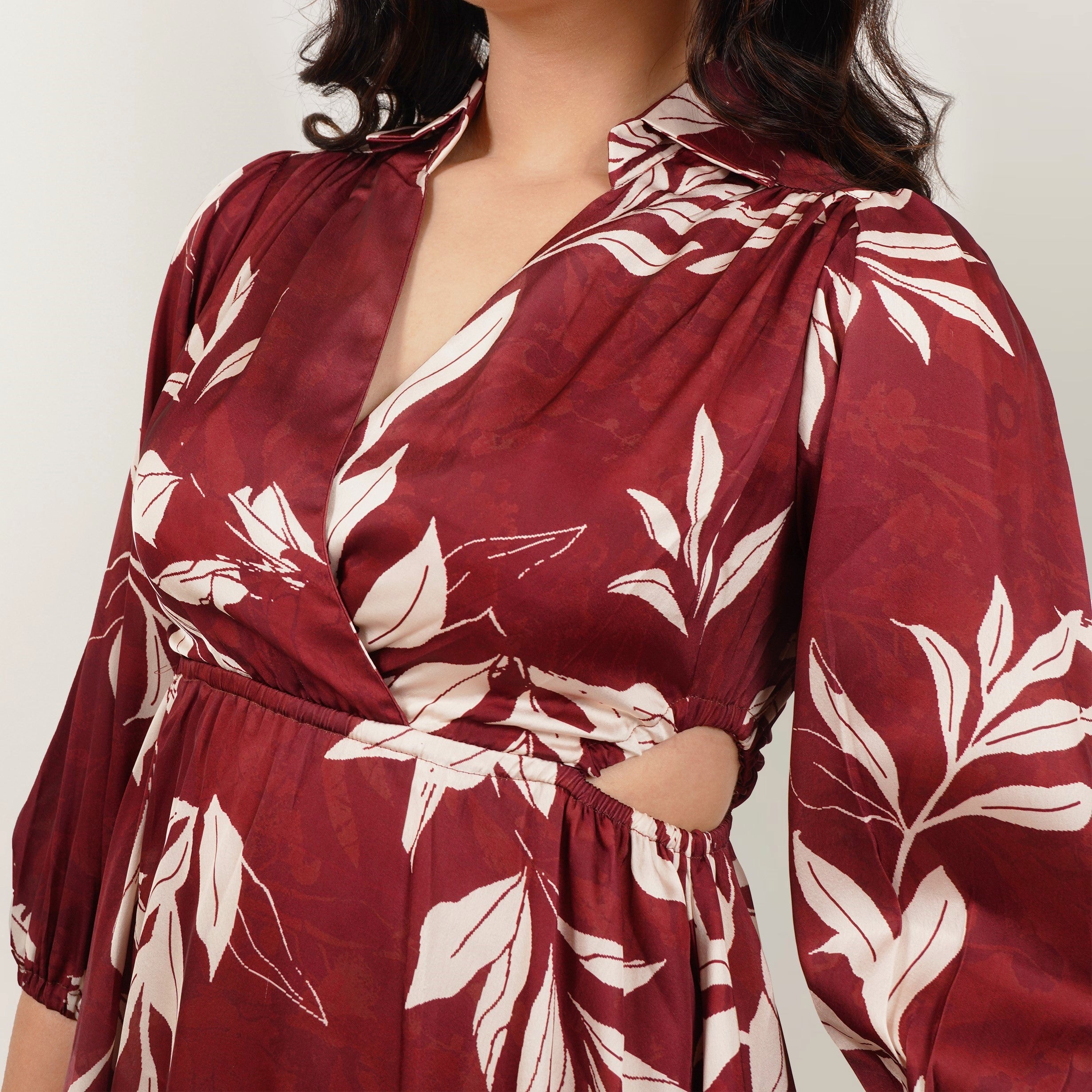 The A-line Satin Dress