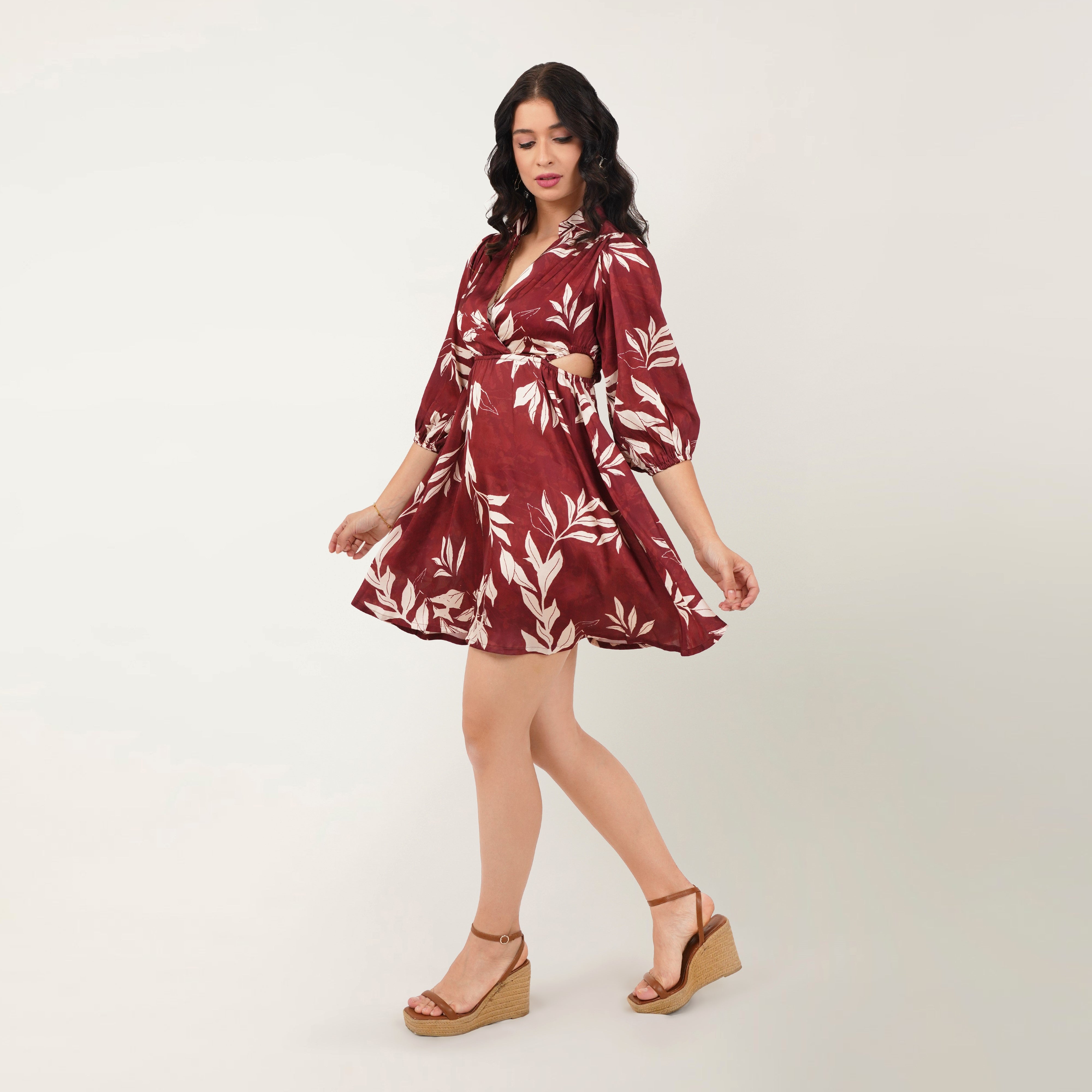 The A-line Satin Dress