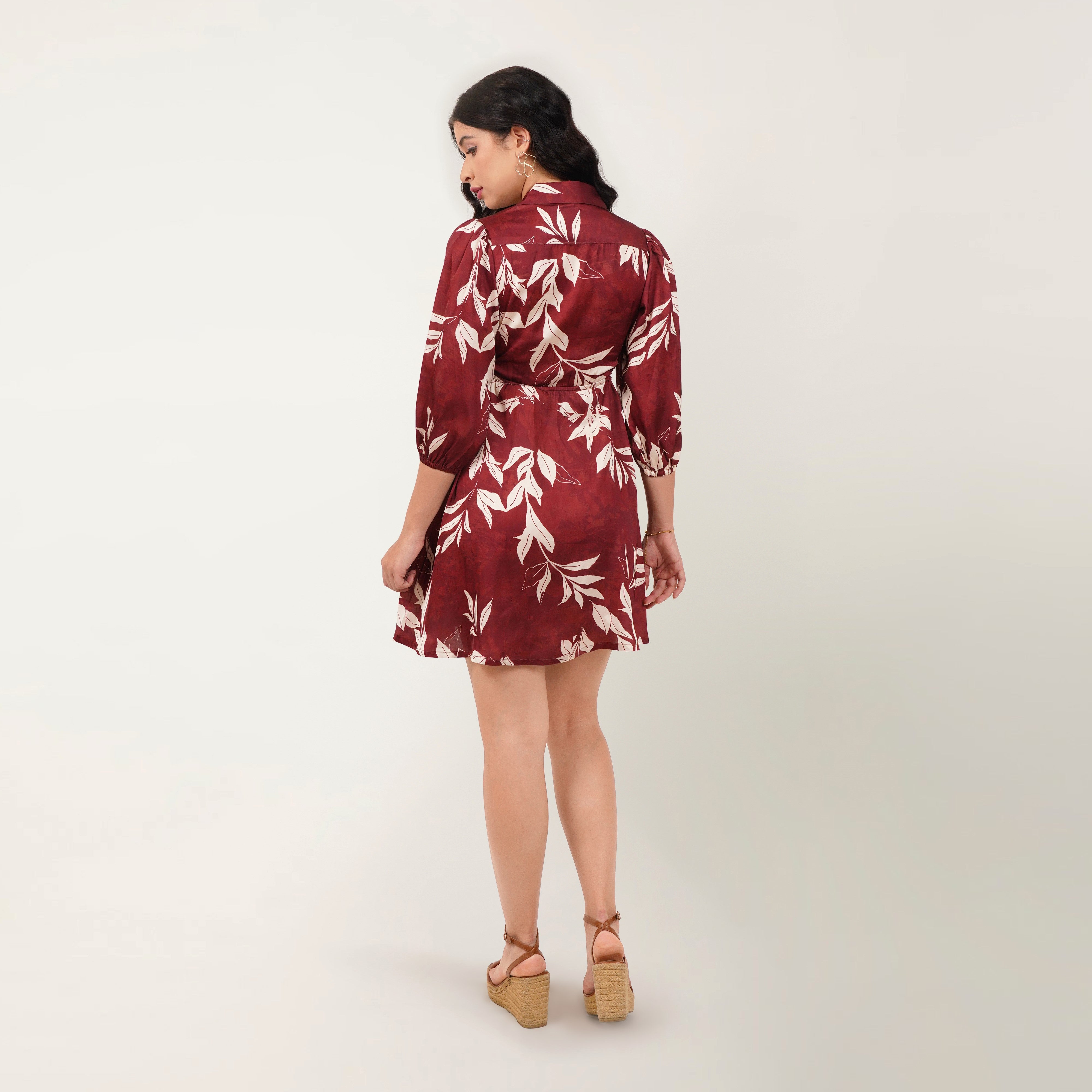 The A-line Satin Dress