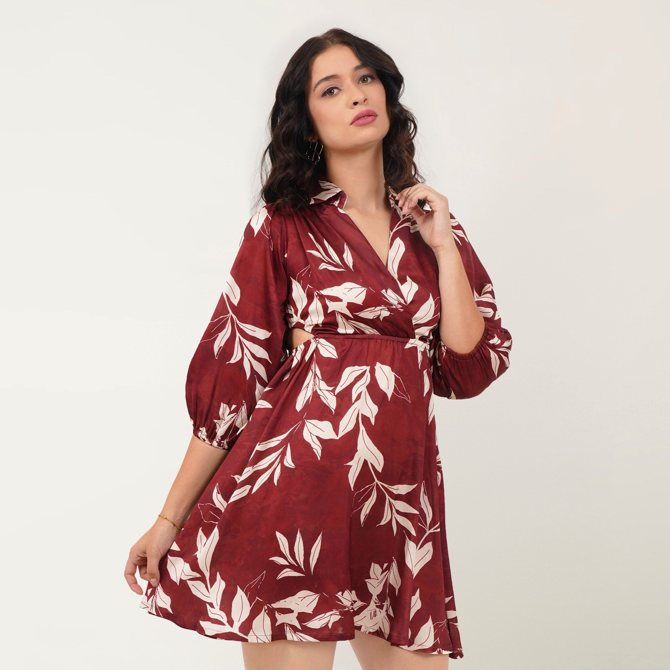 The A-line Satin Dress