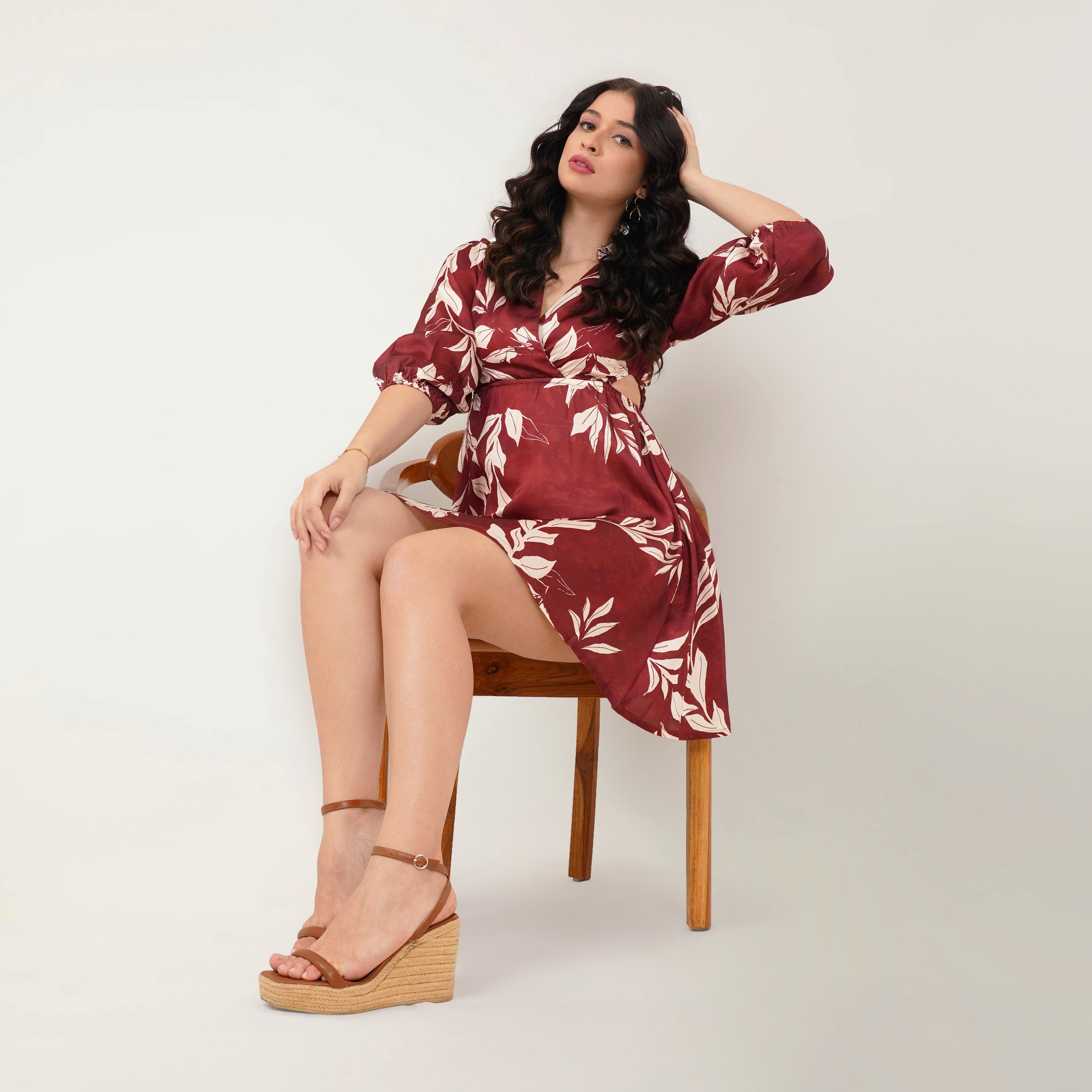 The A-line Satin Dress