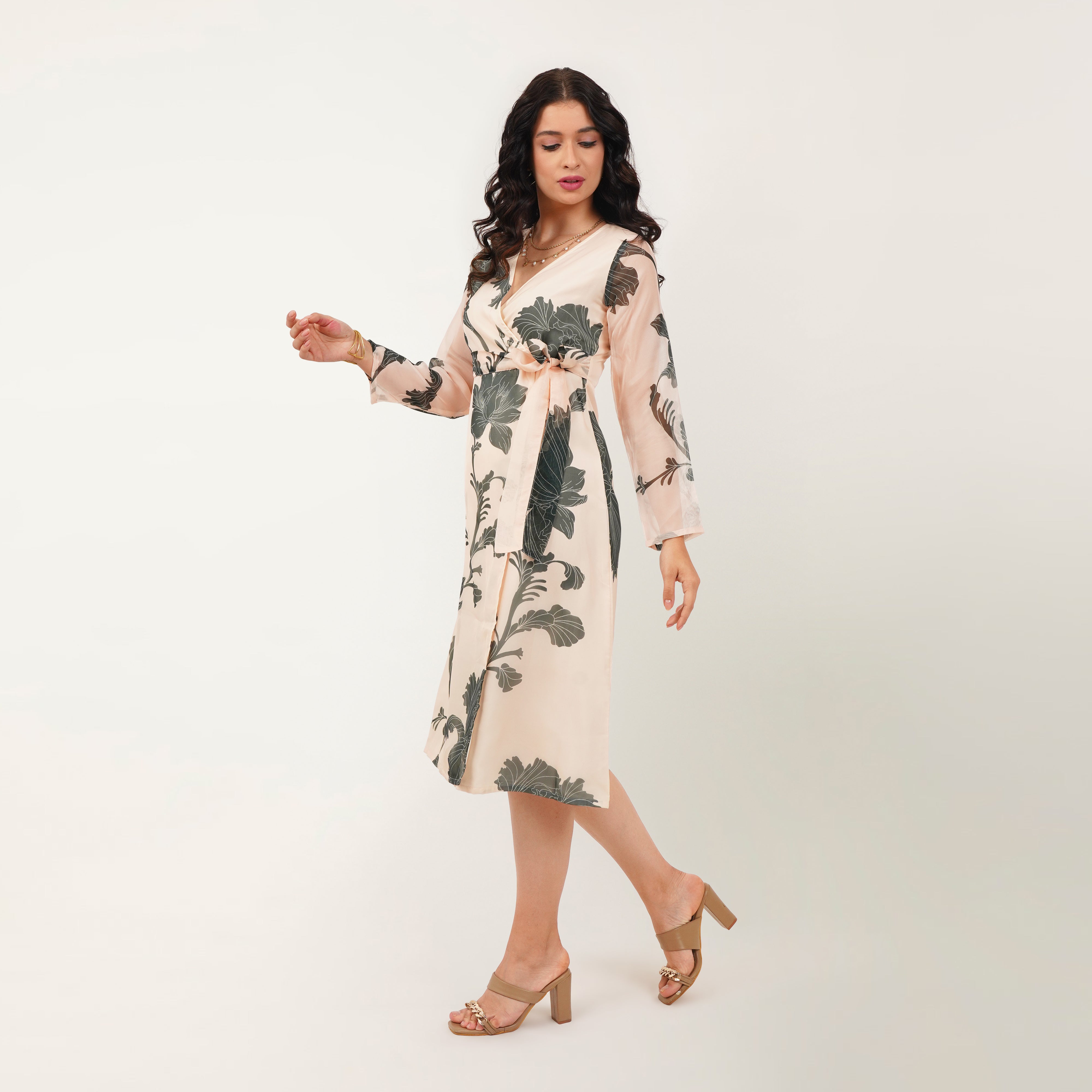 The Midi Wrap Dress