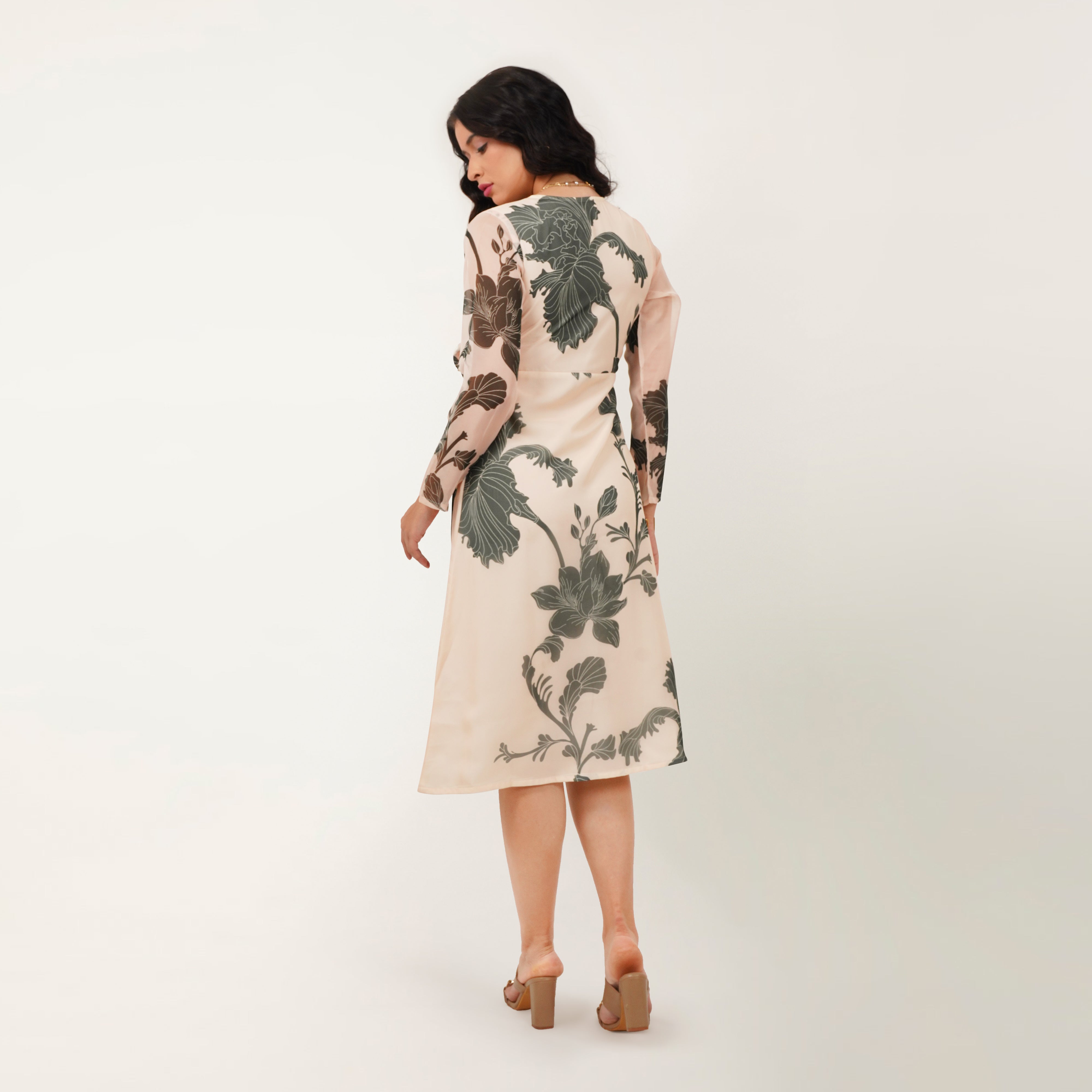 The Midi Wrap Dress