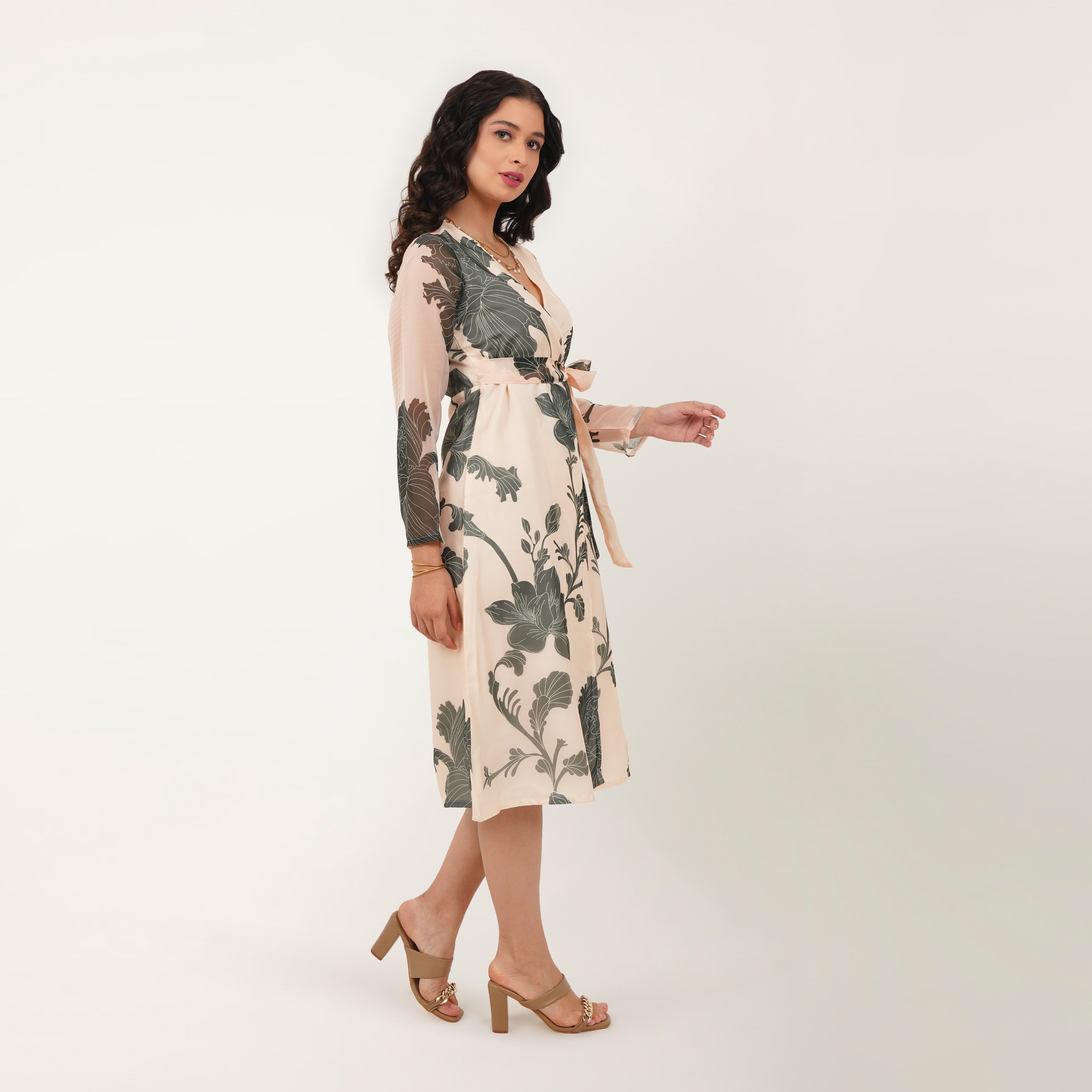 The Midi Wrap Dress