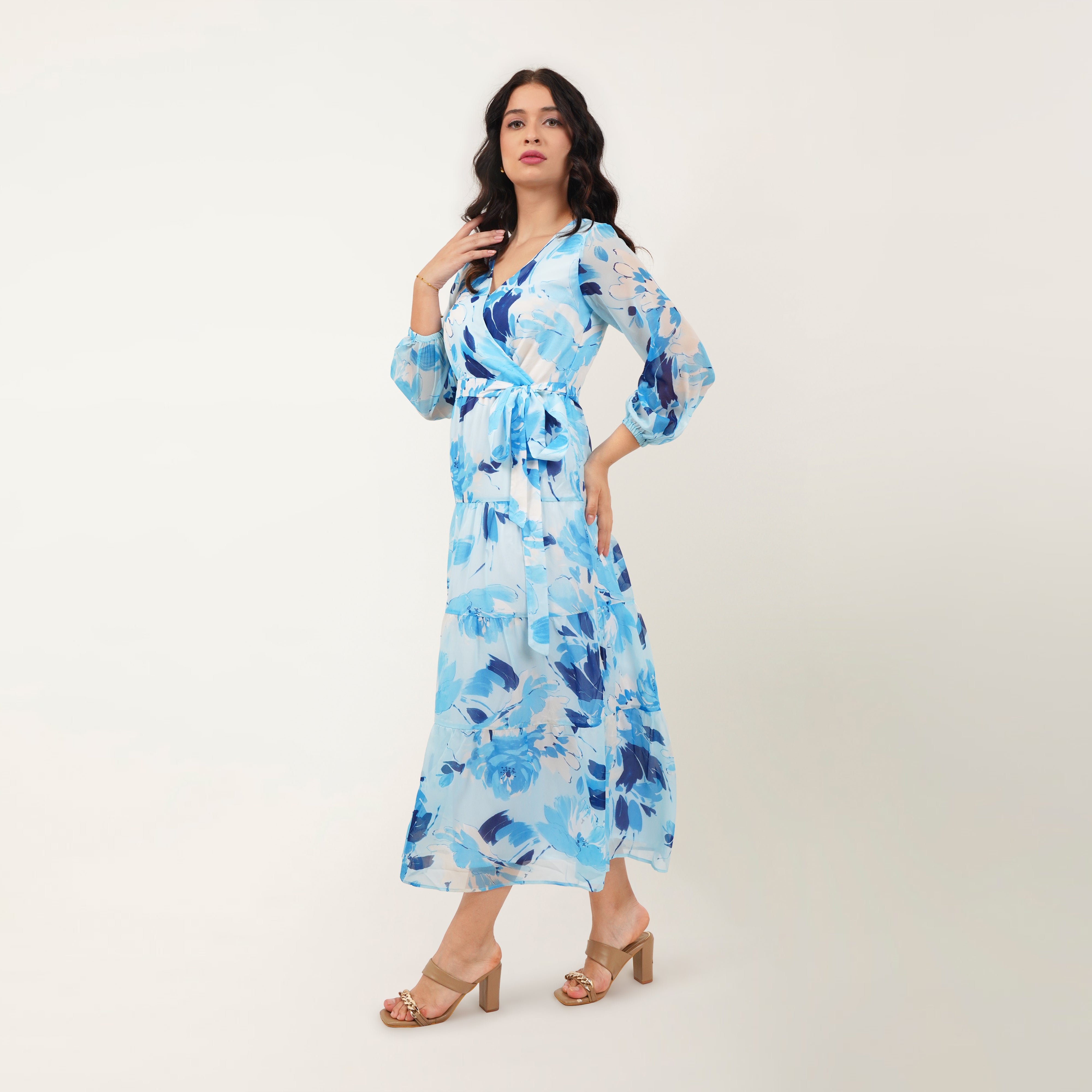 Floral Printed Maxi Dress