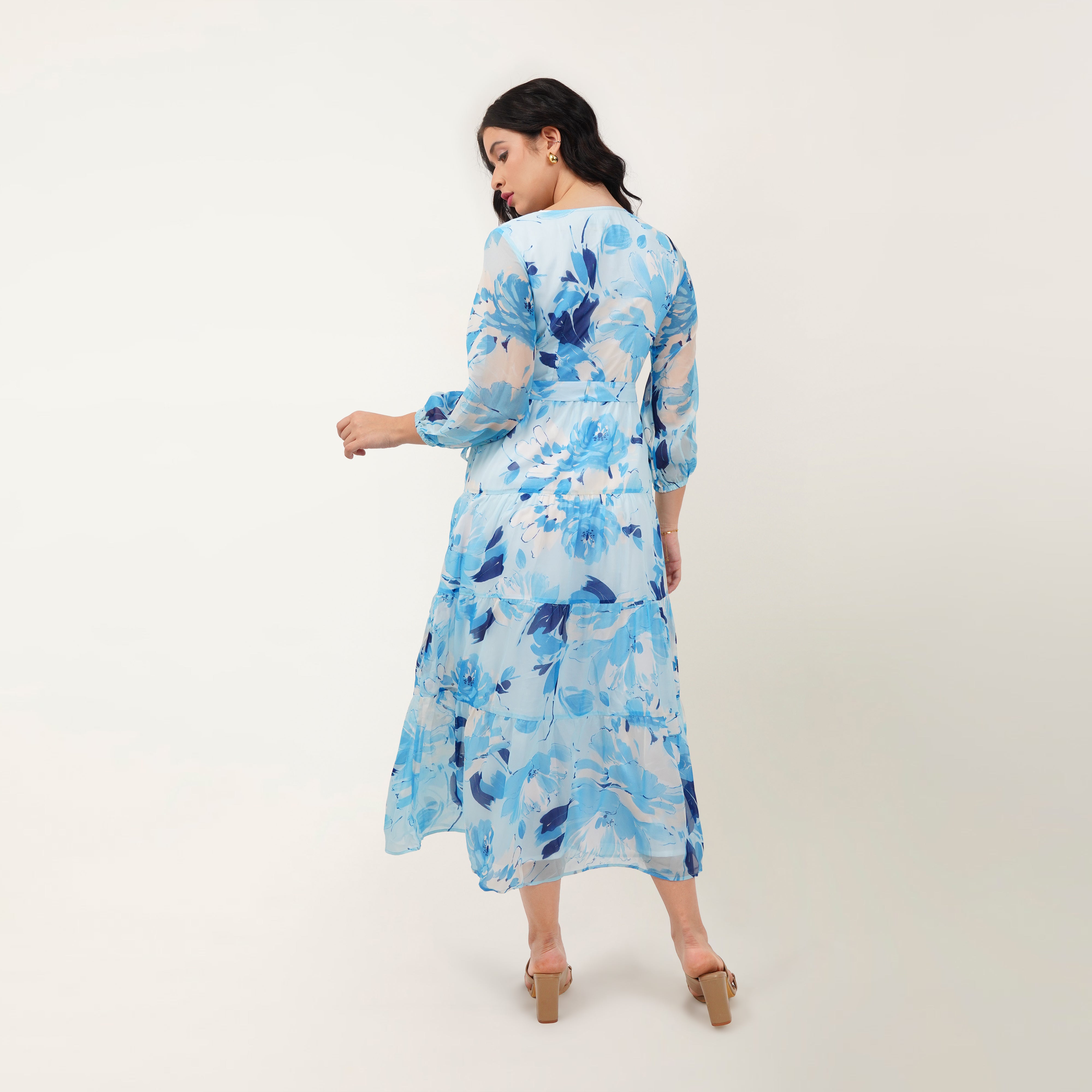 Floral Printed Maxi Dress