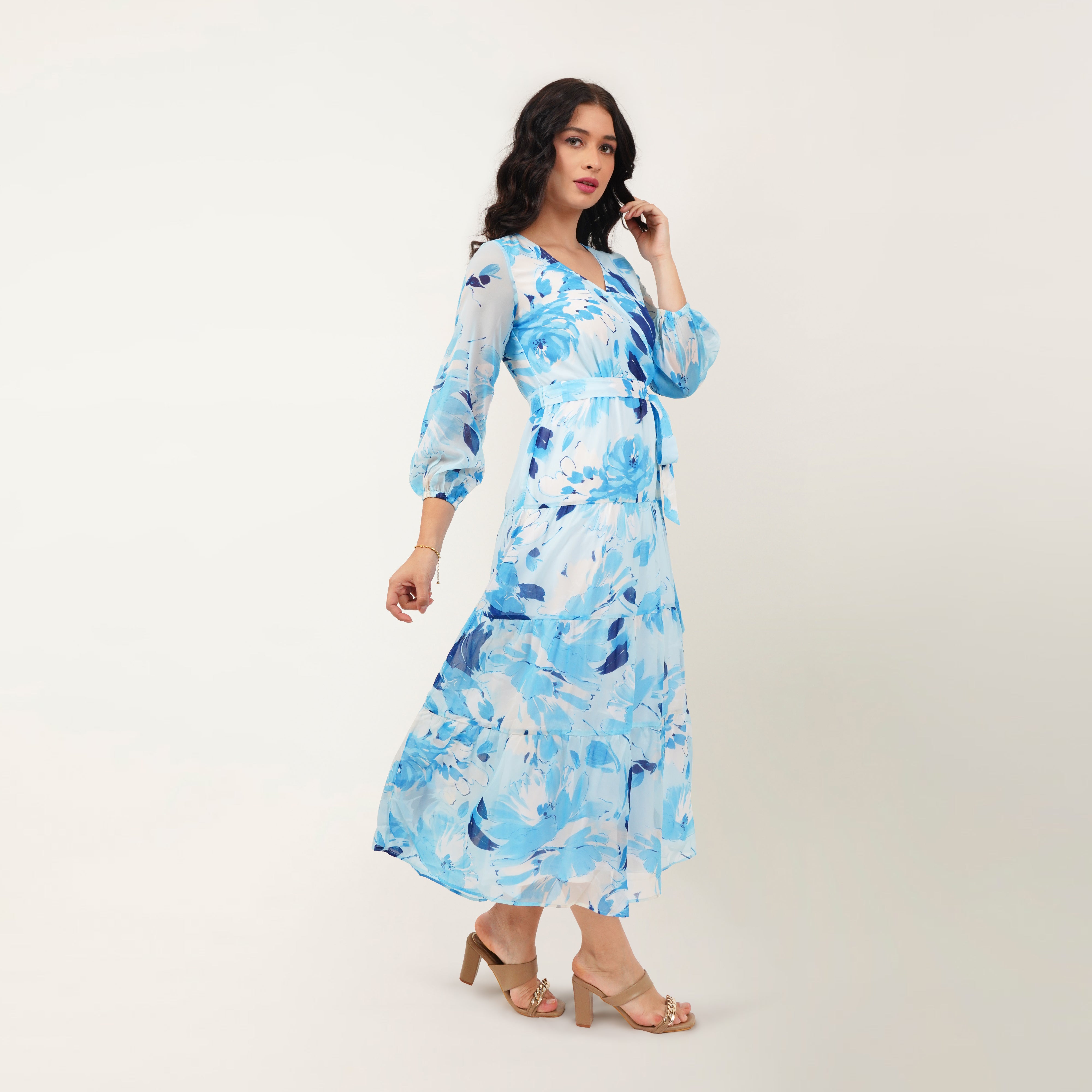 Floral Printed Maxi Dress