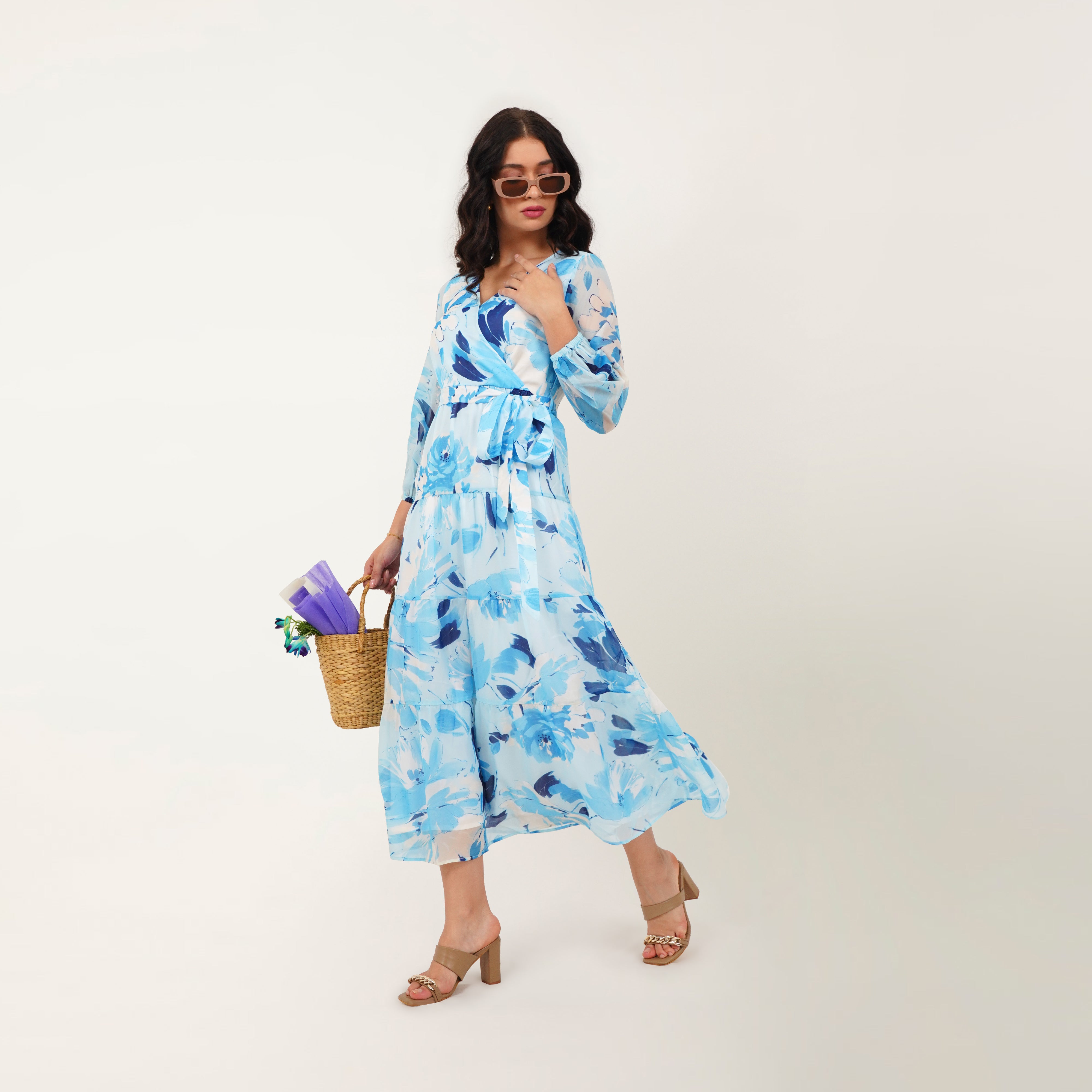 Floral Printed Maxi Dress