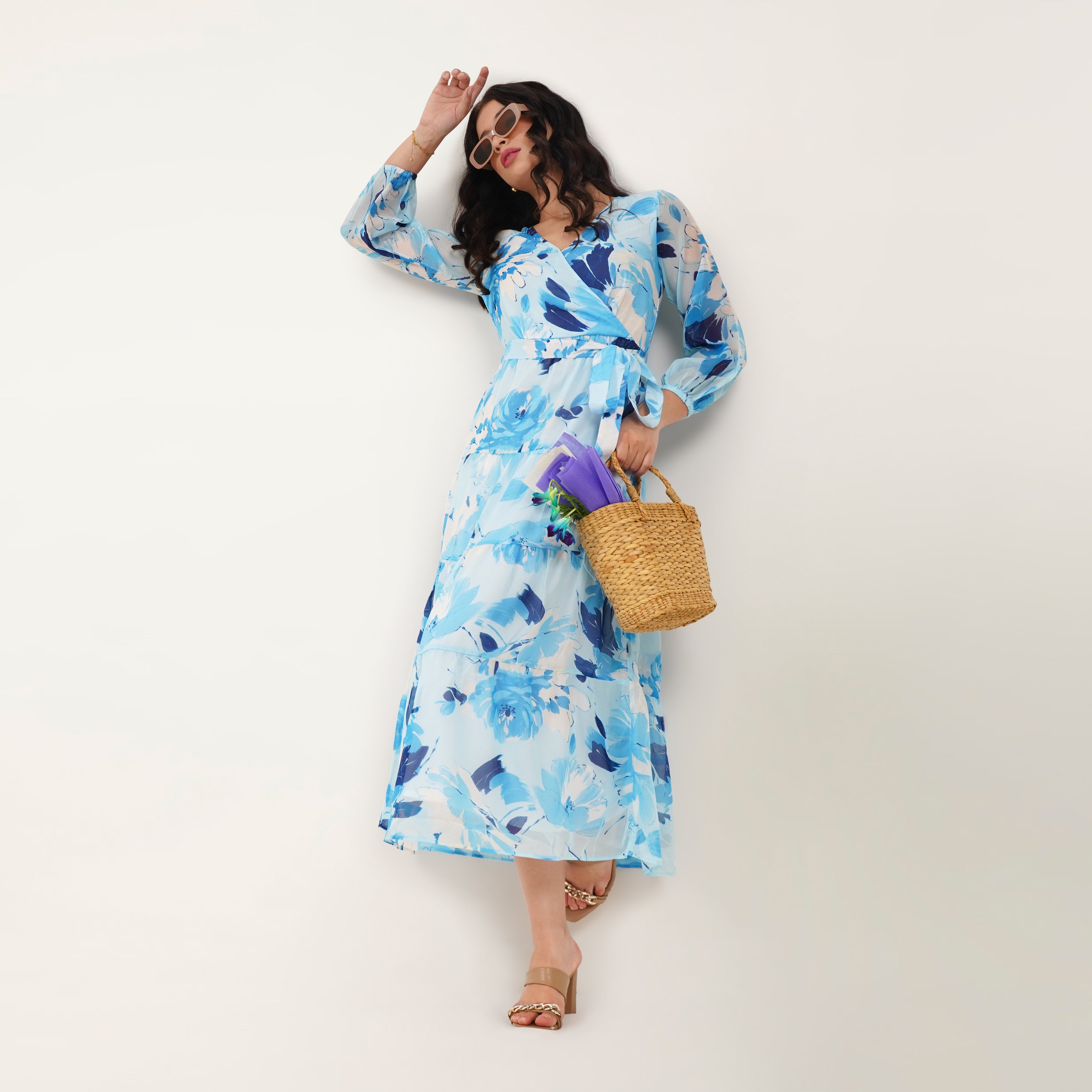 Floral Printed Maxi Dress