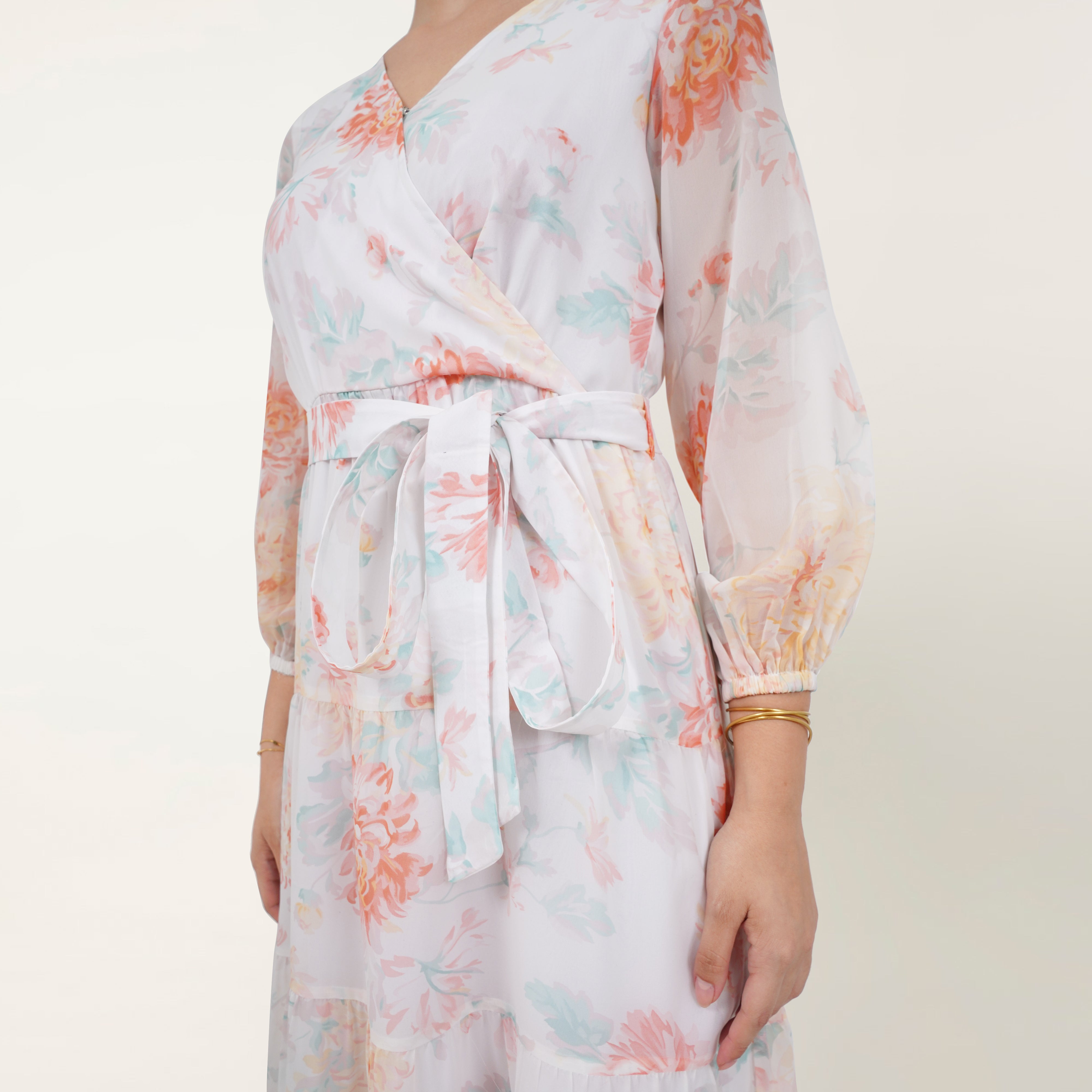 Floral Printed Maxi Dress