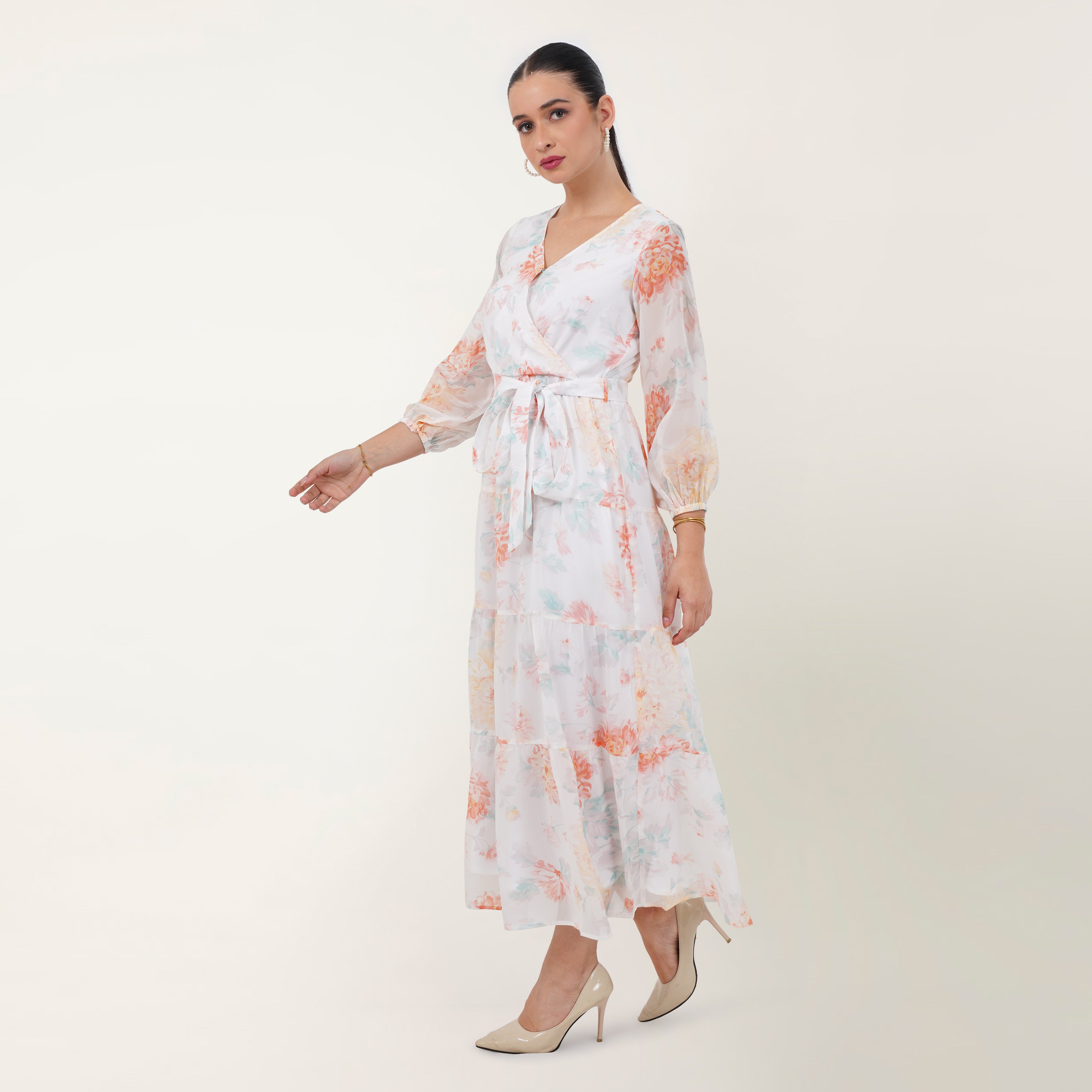 Floral Printed Maxi Dress