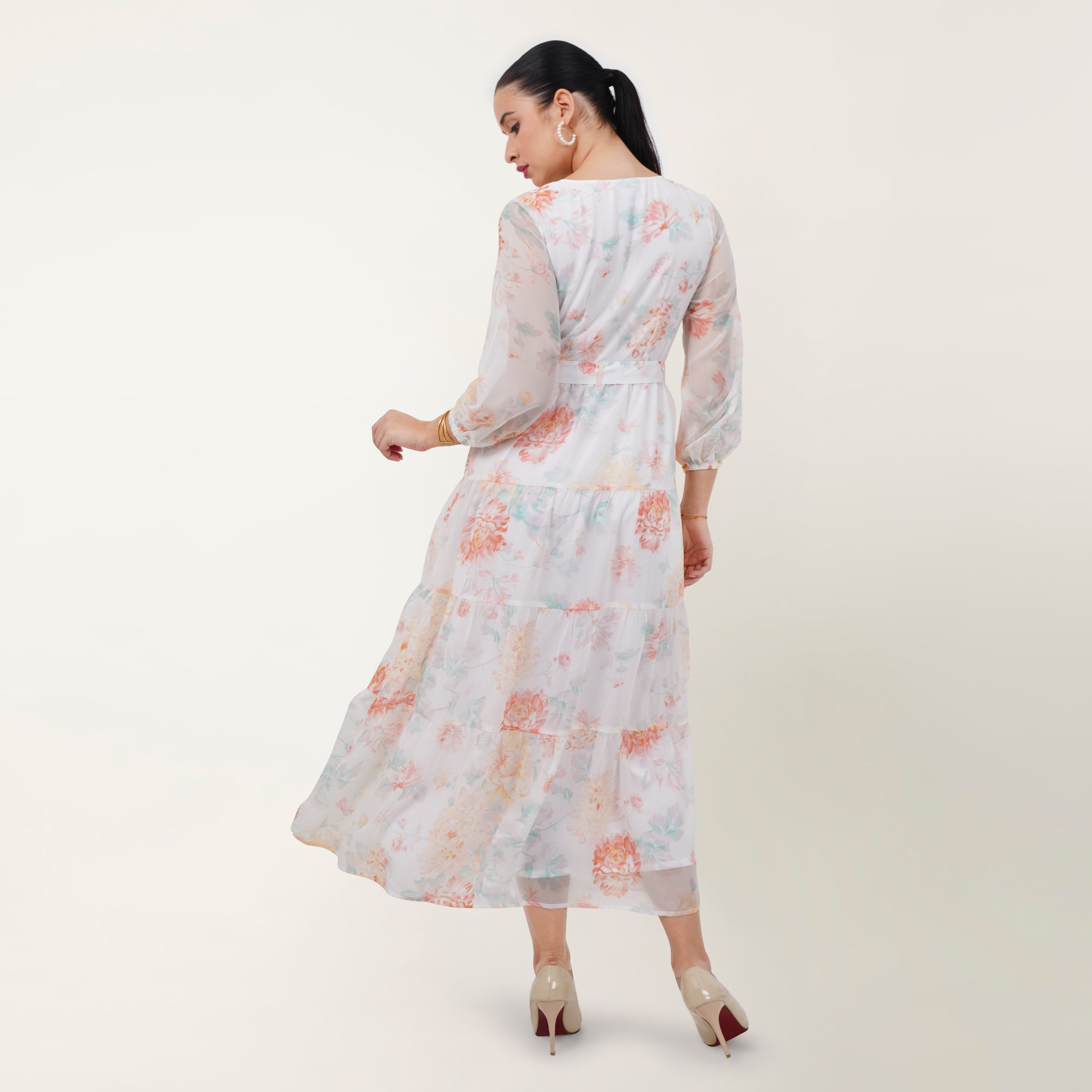 Floral Printed Maxi Dress