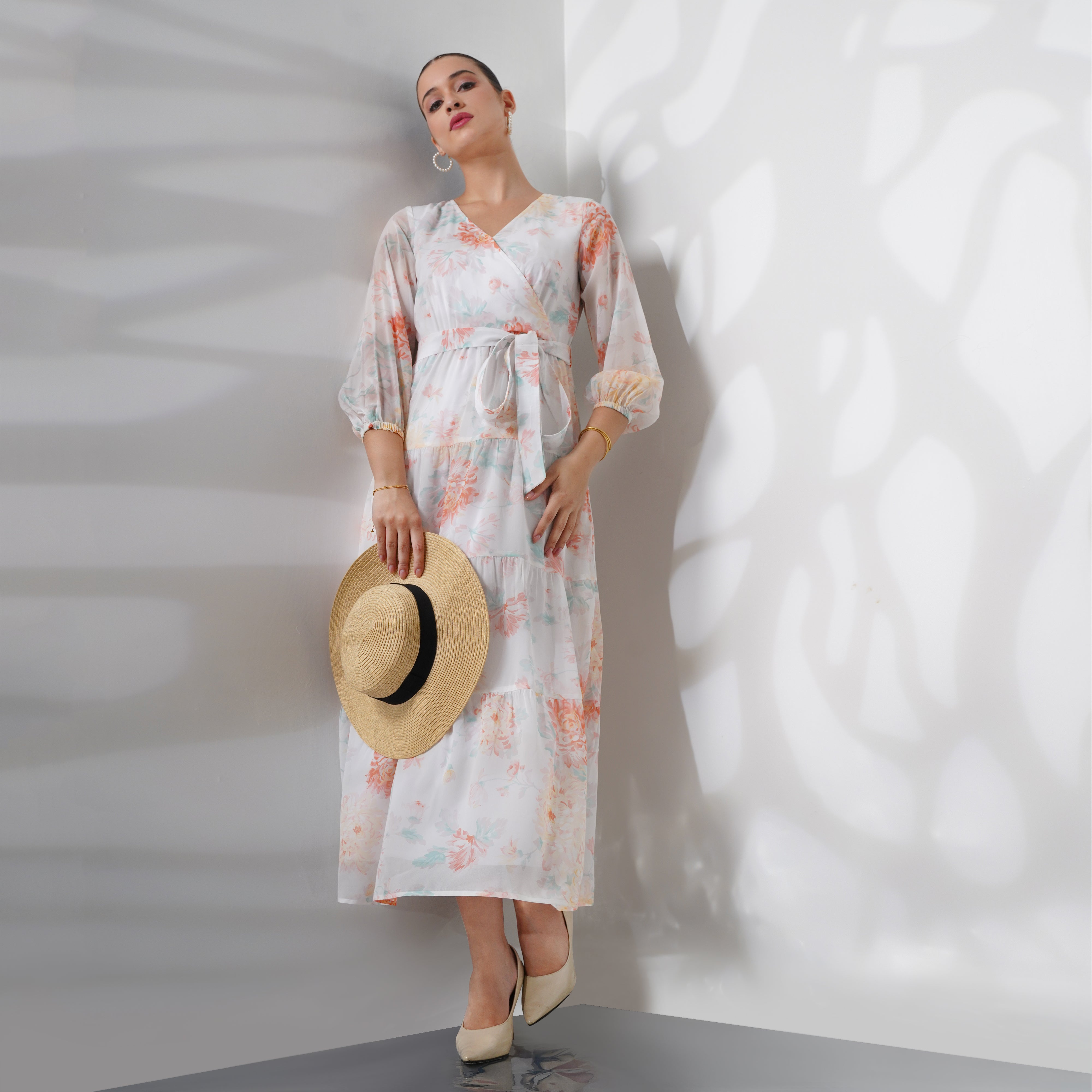 Floral Printed Maxi Dress