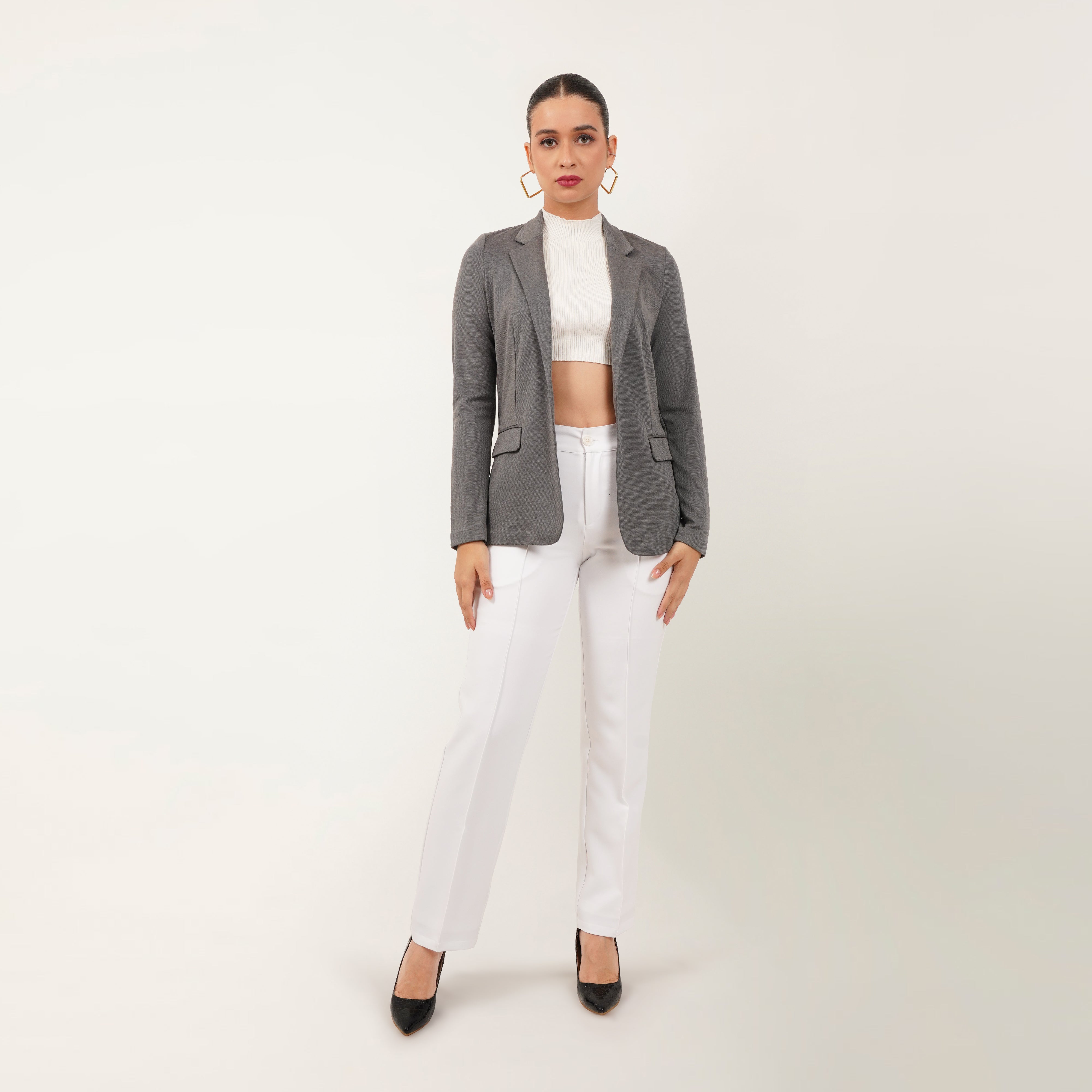 Grey Tailored Blazer