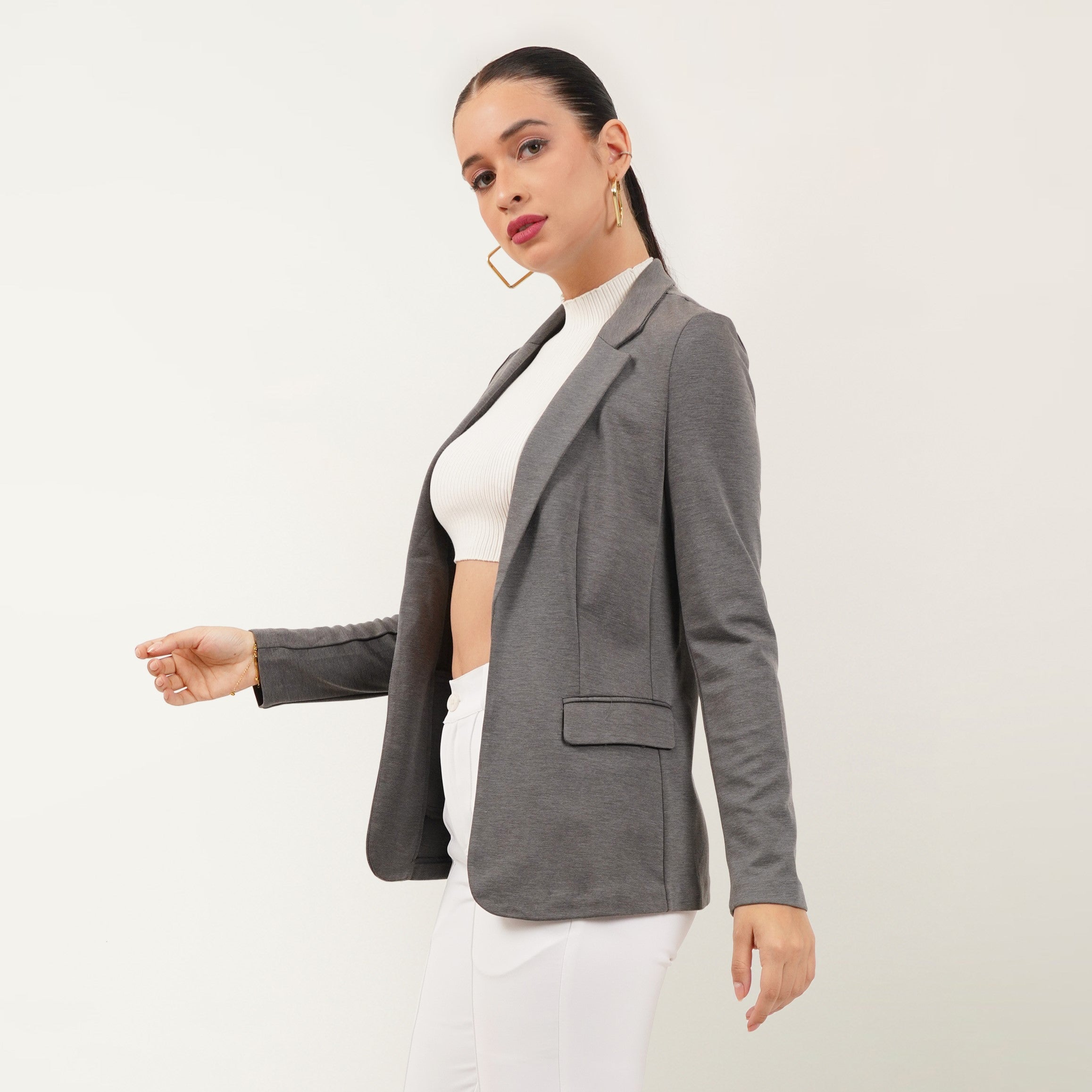 Grey Tailored Blazer