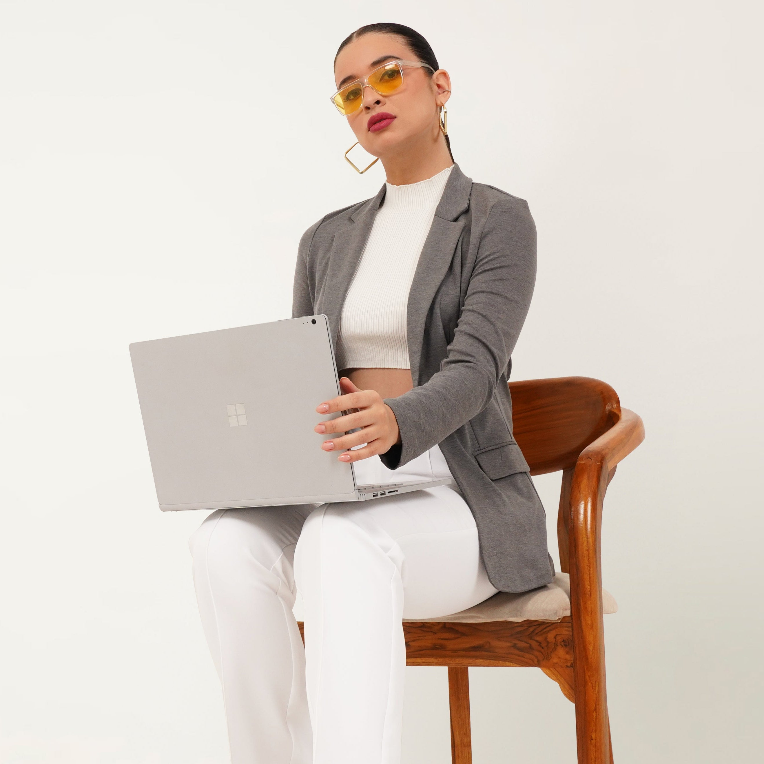 Grey Tailored Blazer