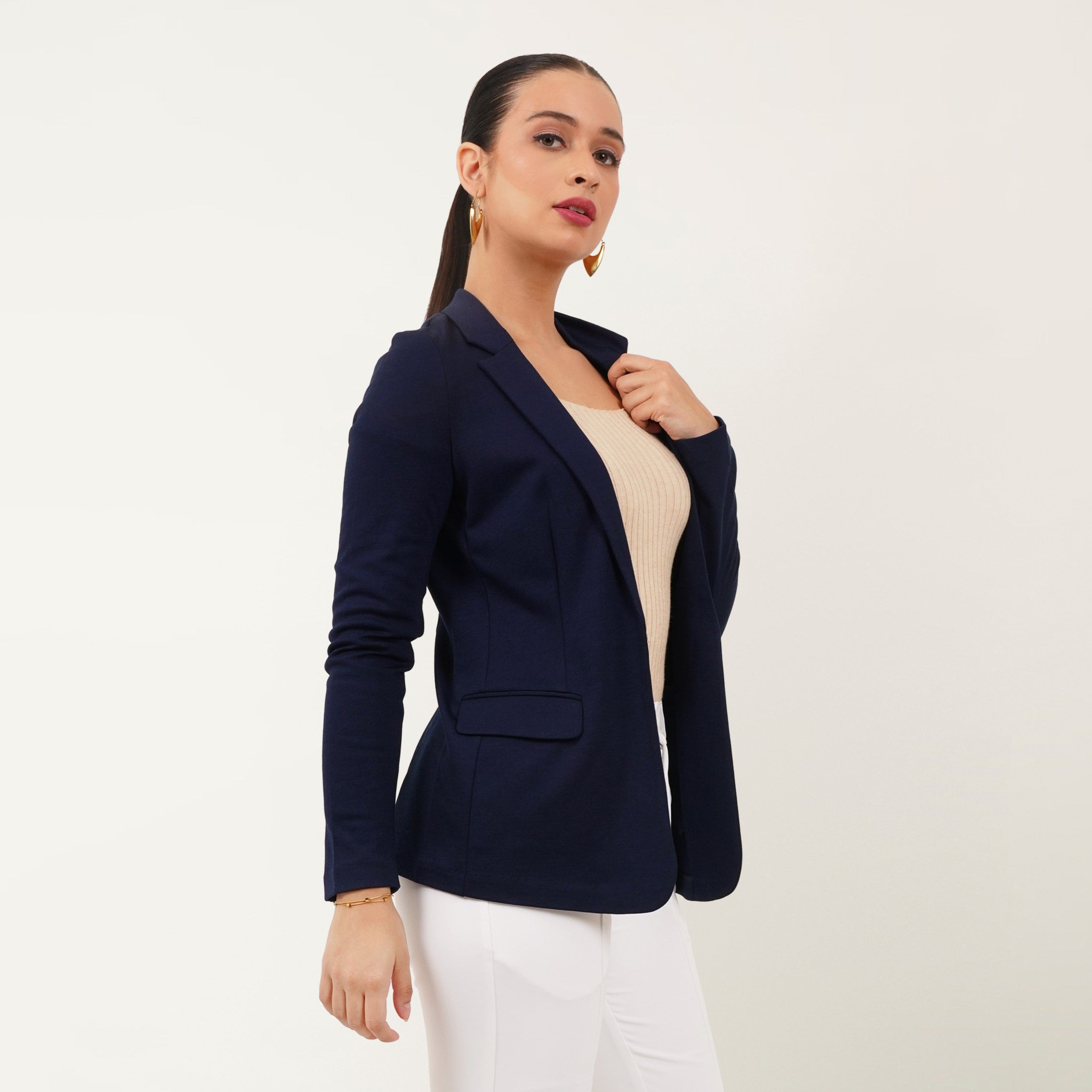 Navy Tailored Blazer