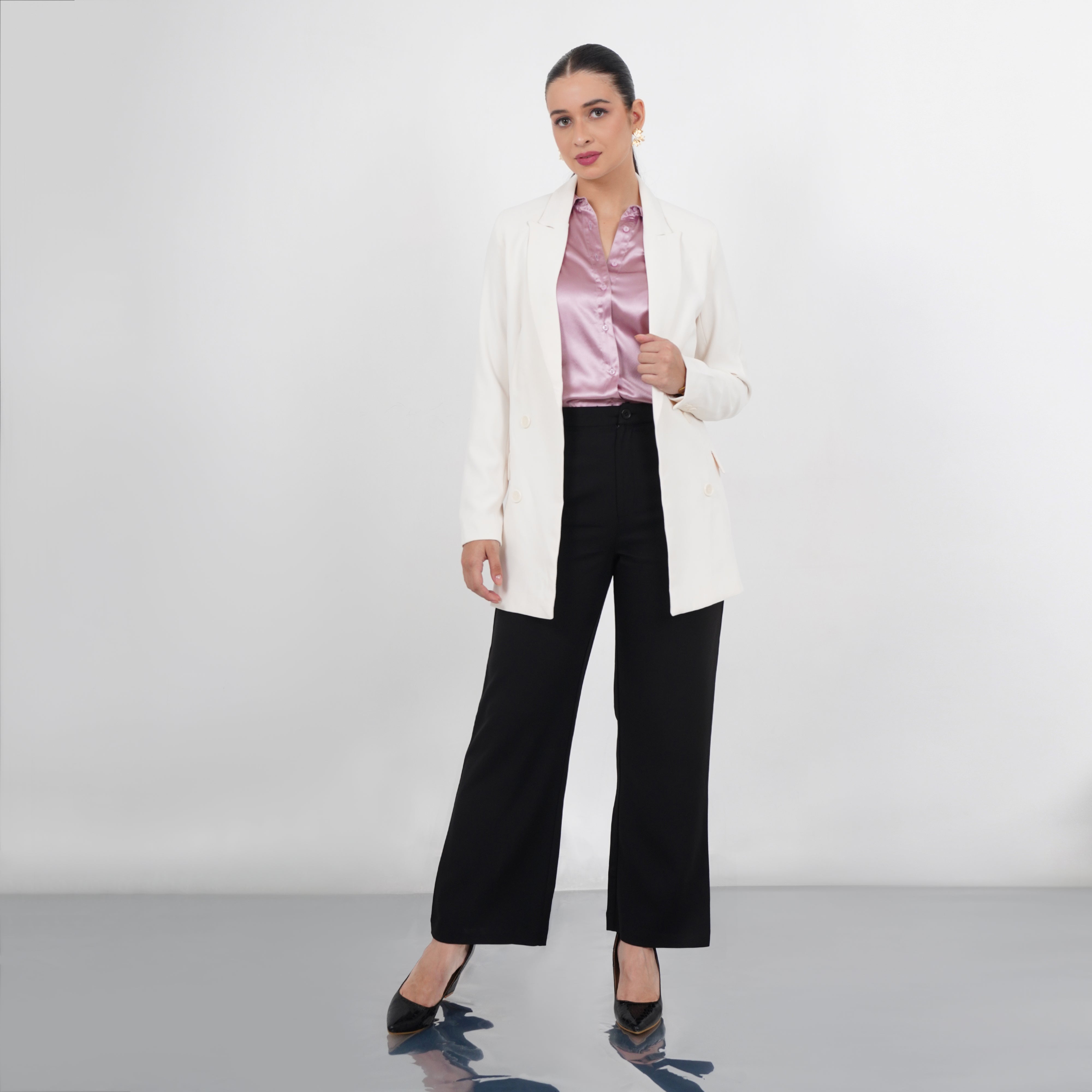 Long Double Breasted Blazer