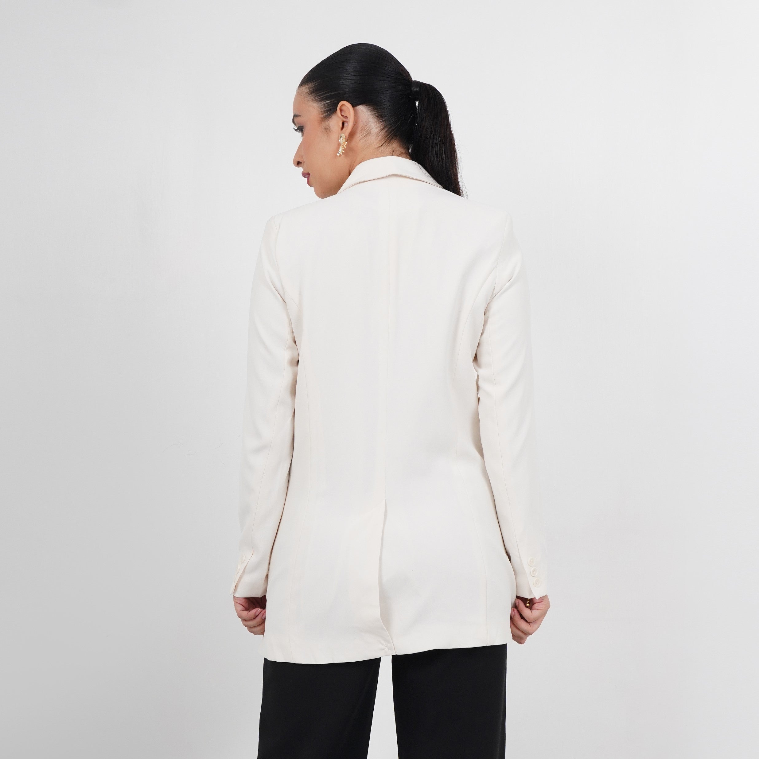 Long Double Breasted Blazer