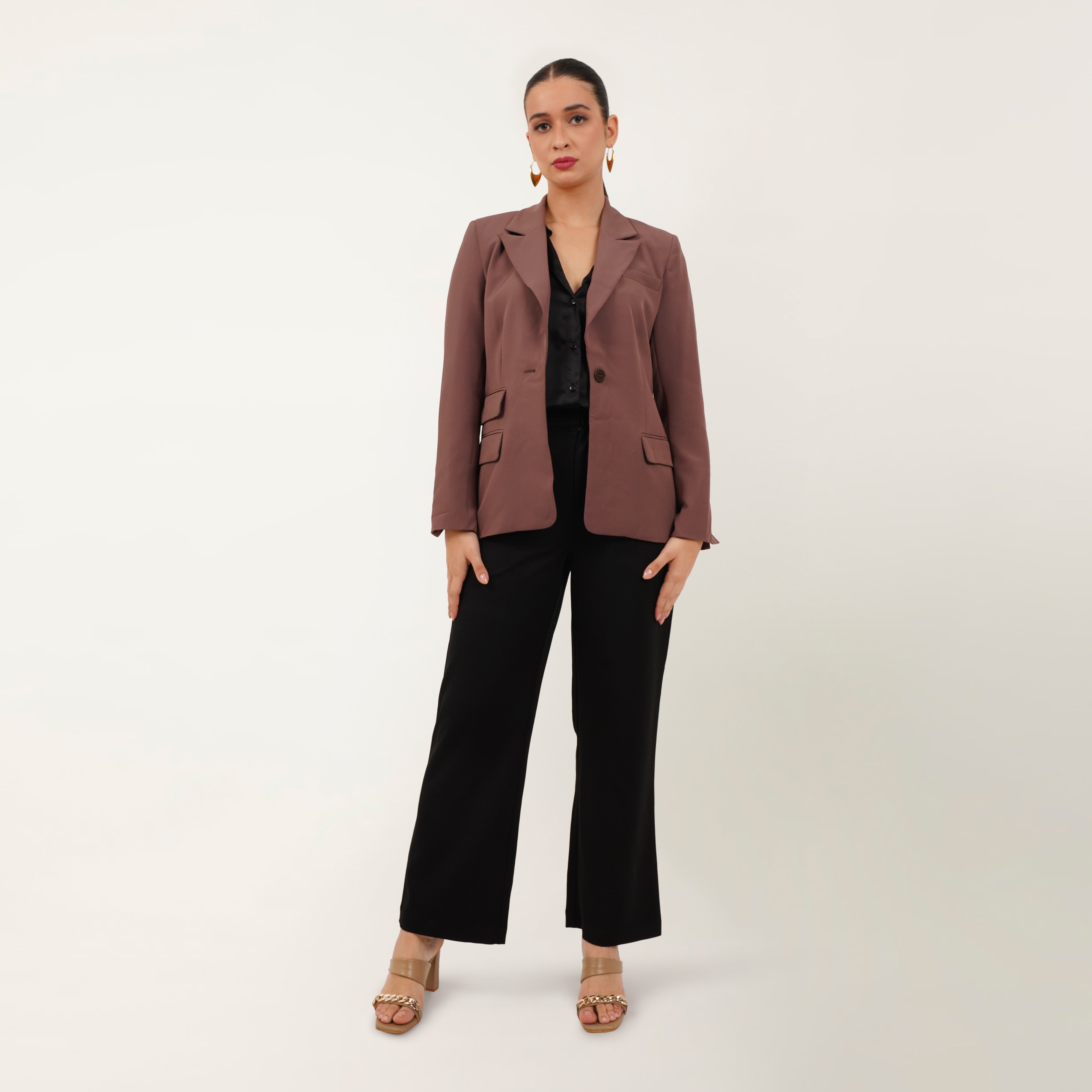 Long Single Breasted Blazer