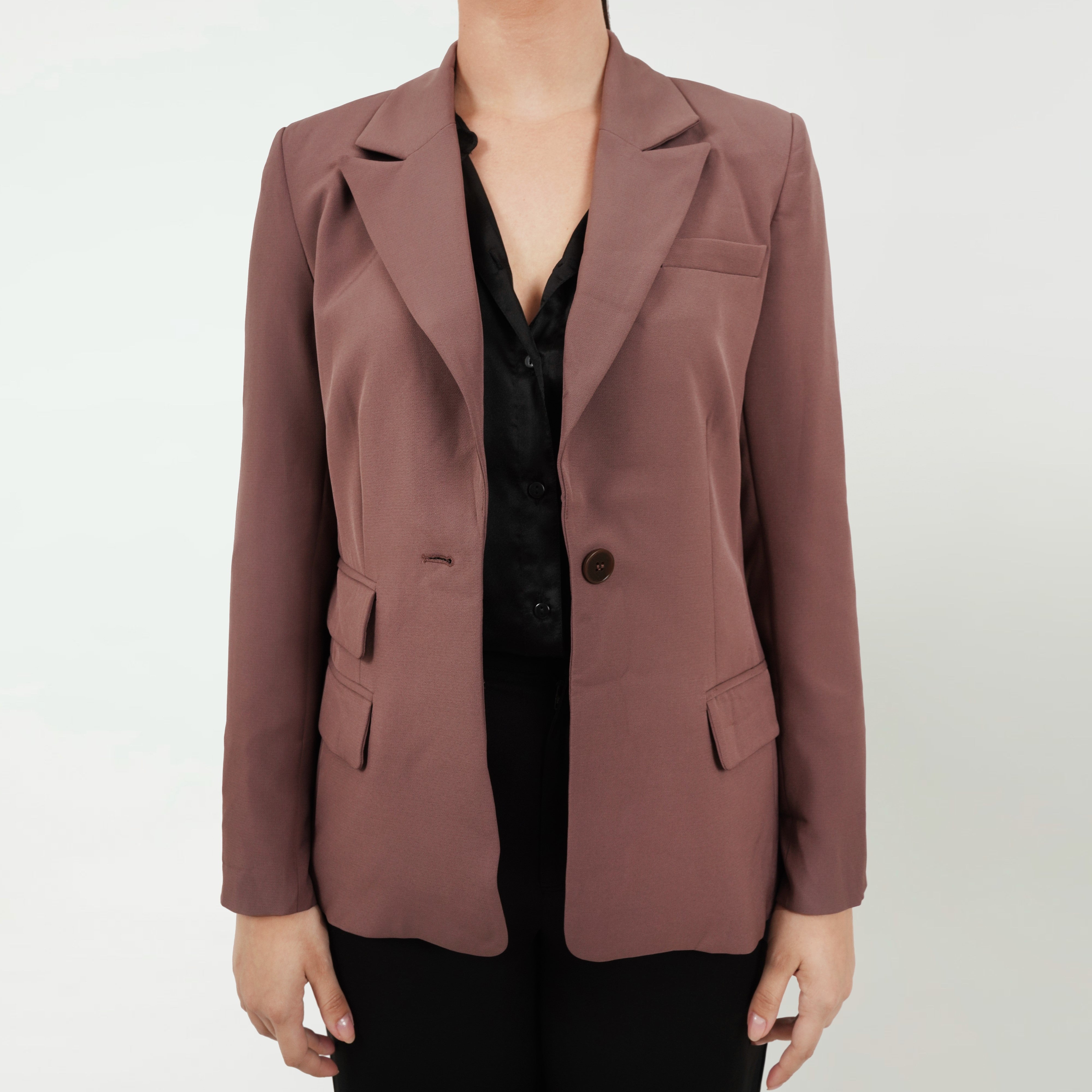 Long Single Breasted Blazer