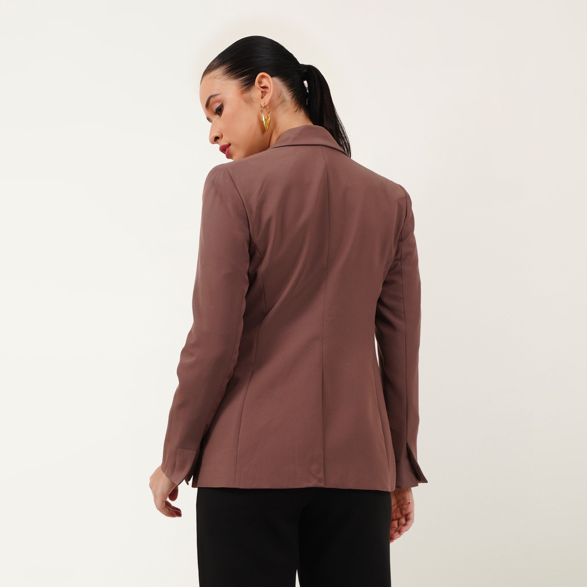Long Single Breasted Blazer