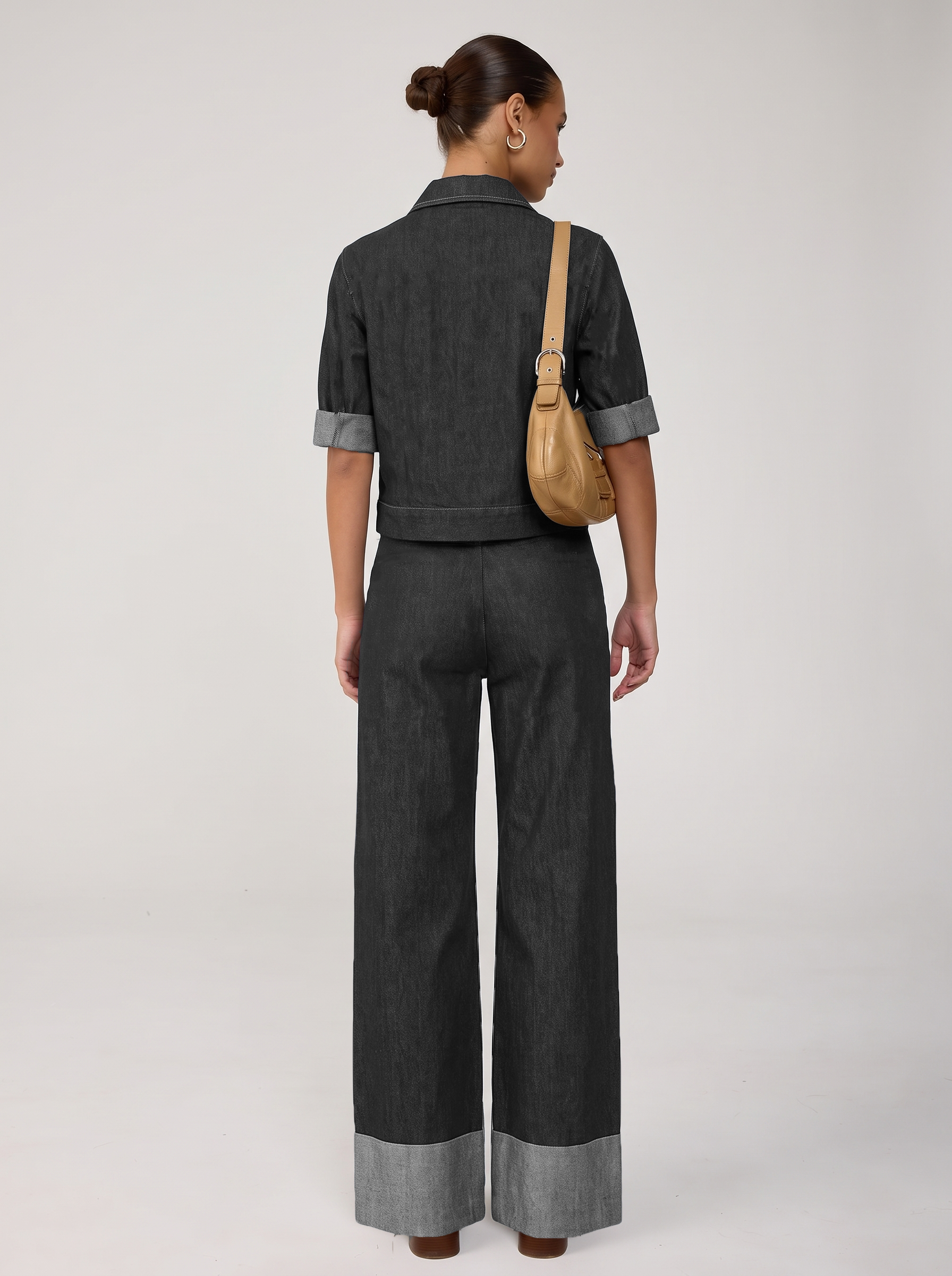 The Denim Co-Ord - Black