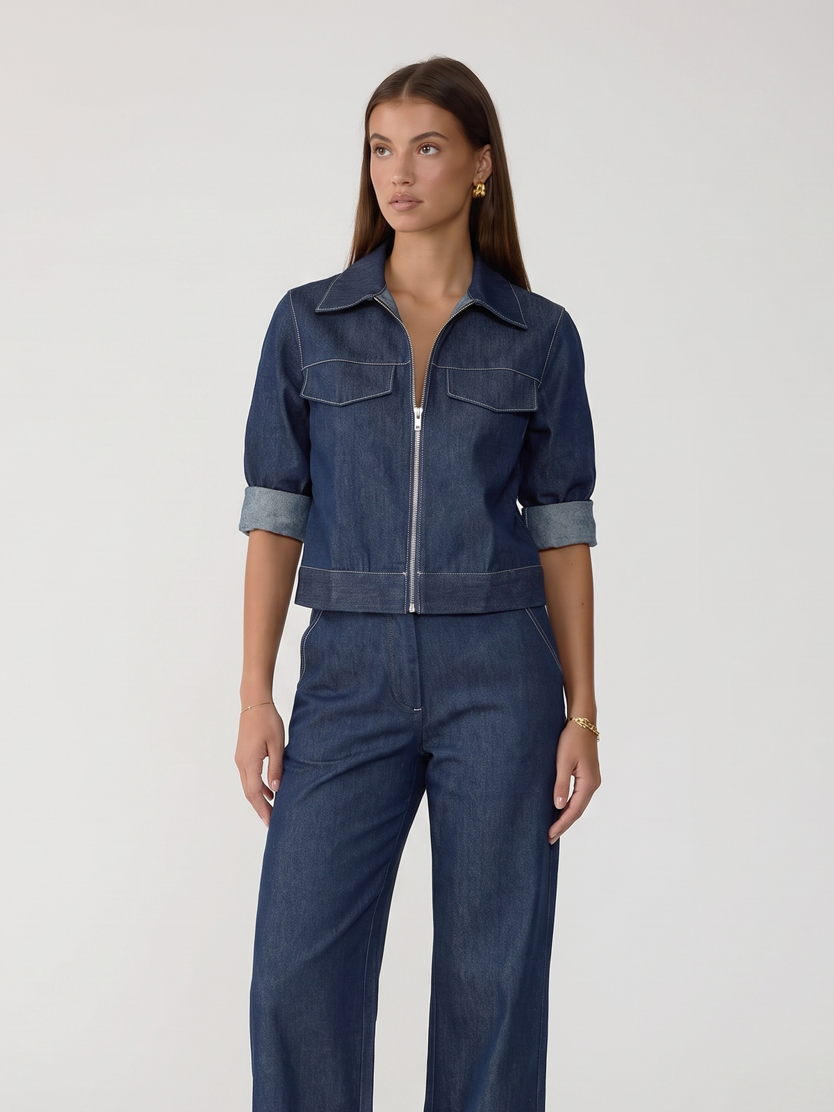 The Denim Co-Ord - Indigo