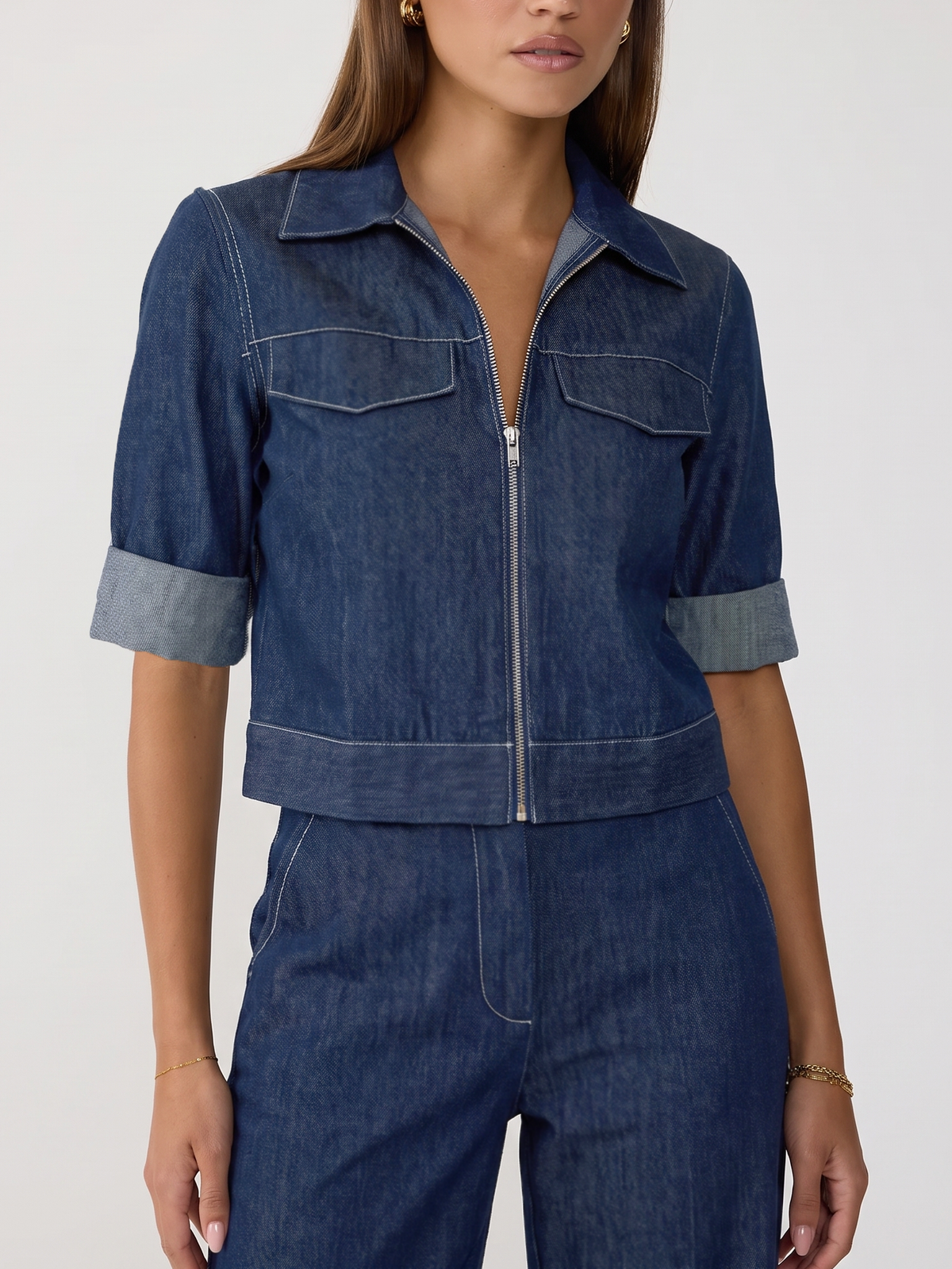 The Denim Co-Ord - Indigo