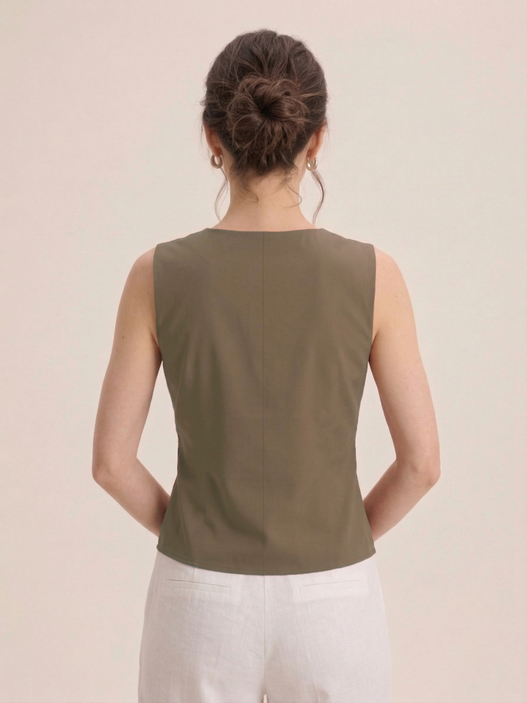 The Wrap Top - Ash Grey