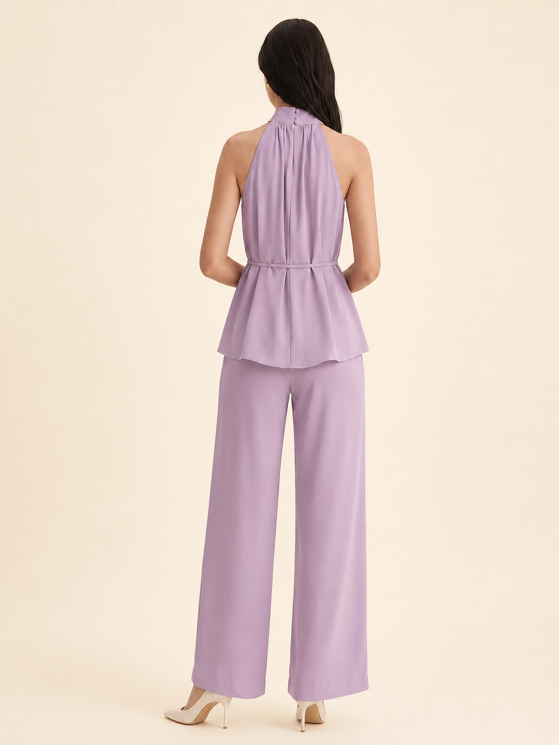 The Halter Co-ord - Mauve