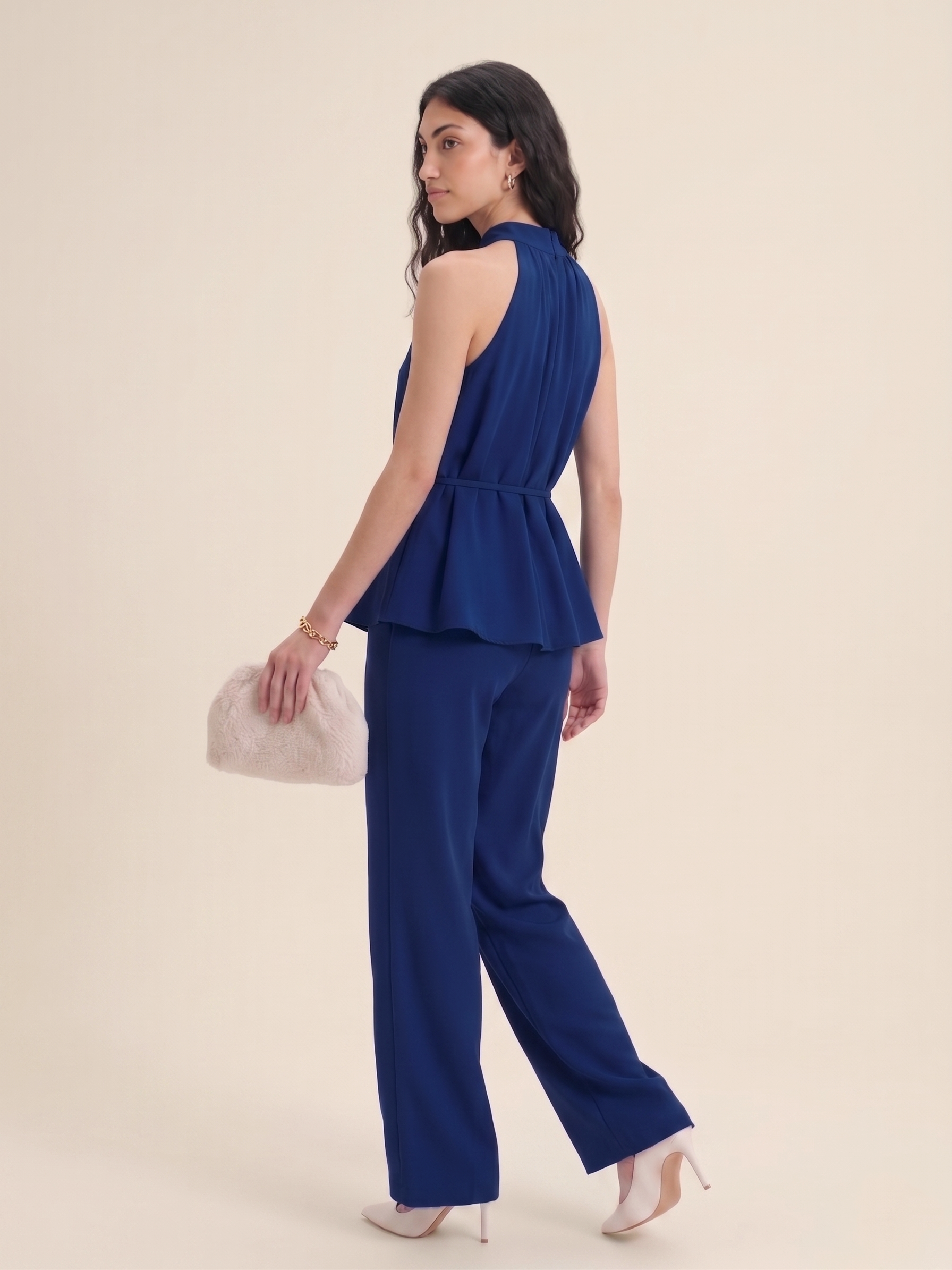 The Halter Co-ord - Royal Blue