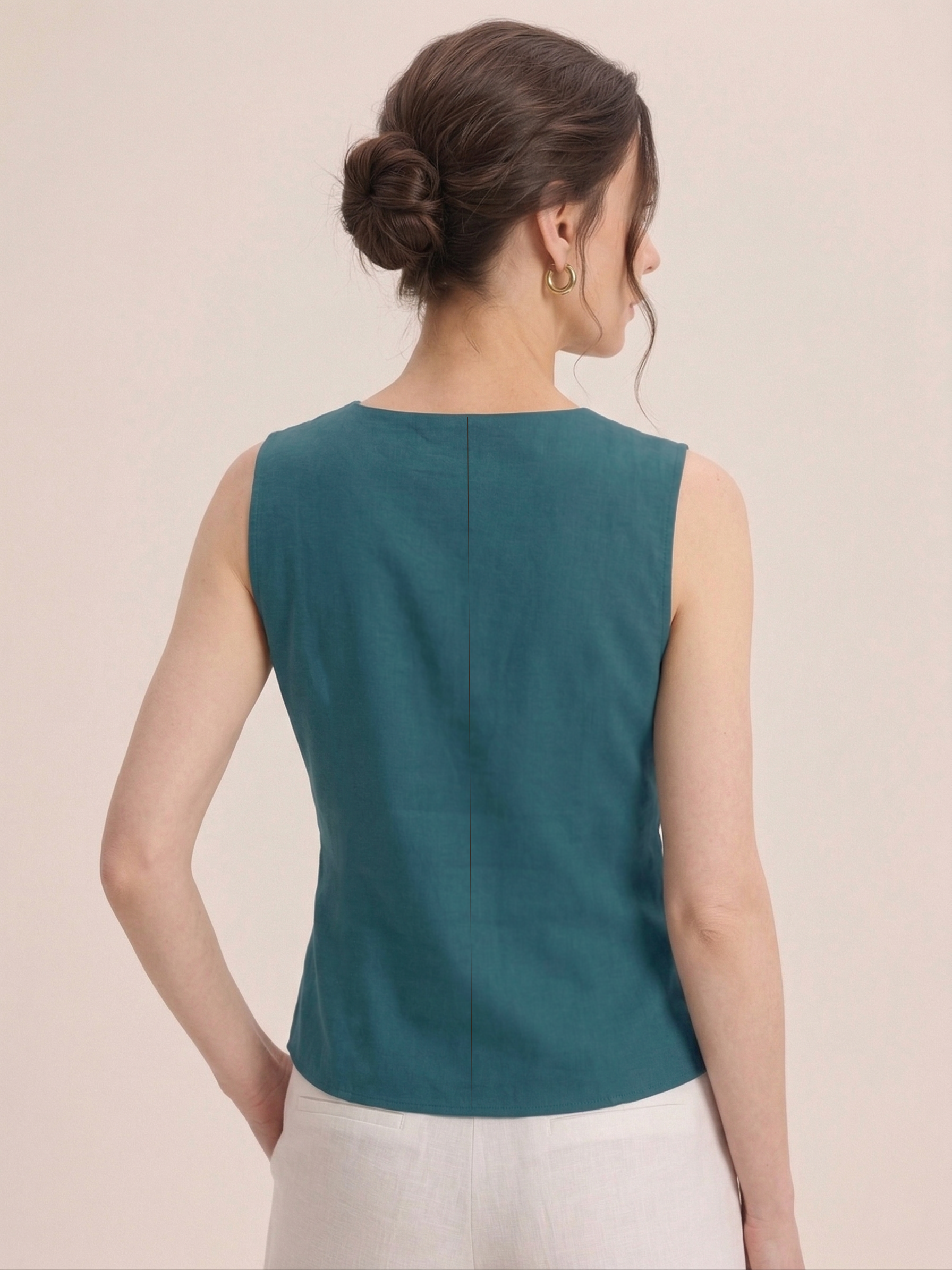 The Wrap Top - Teal