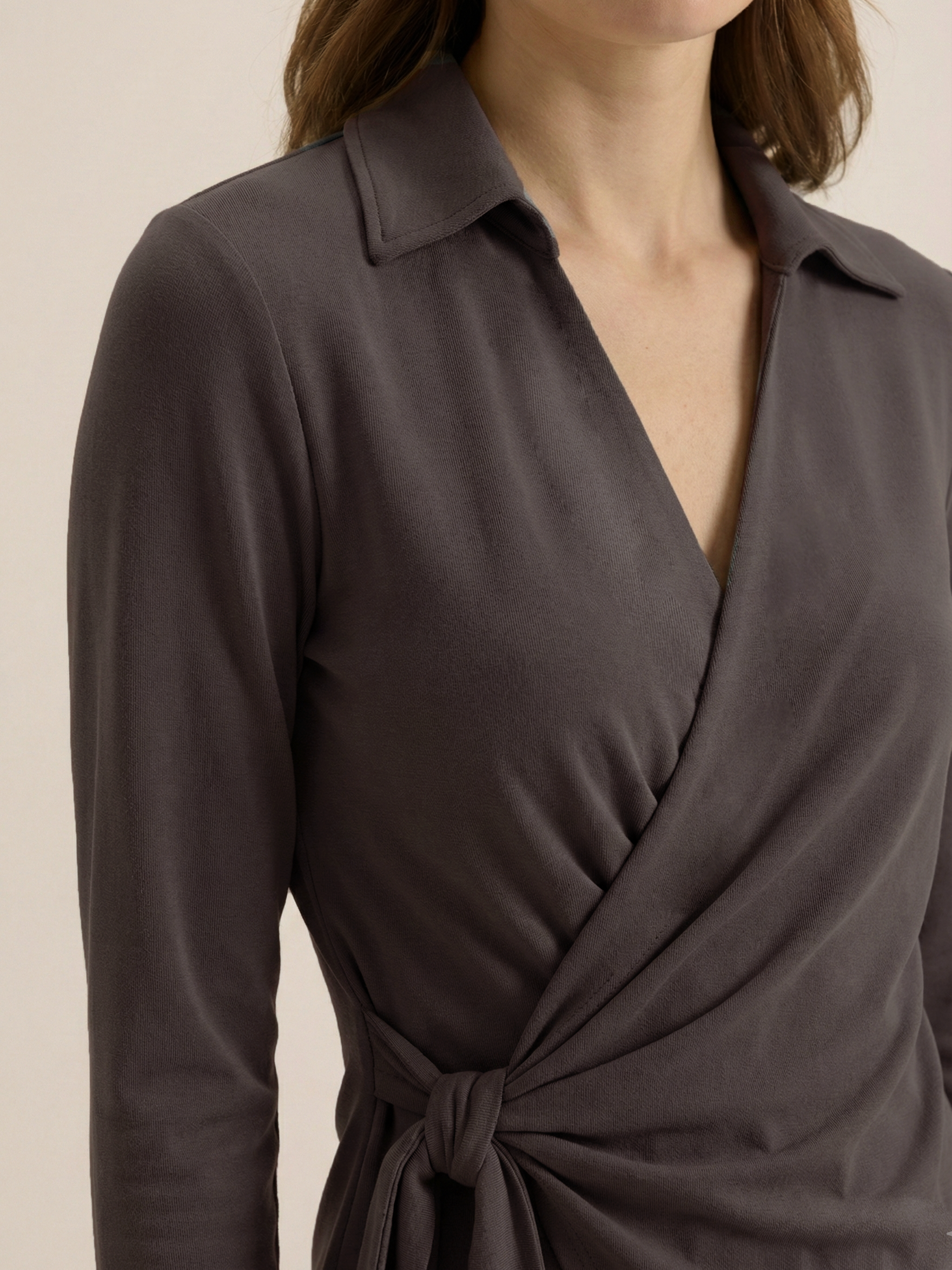 The Wrap Co-Ord - Slate