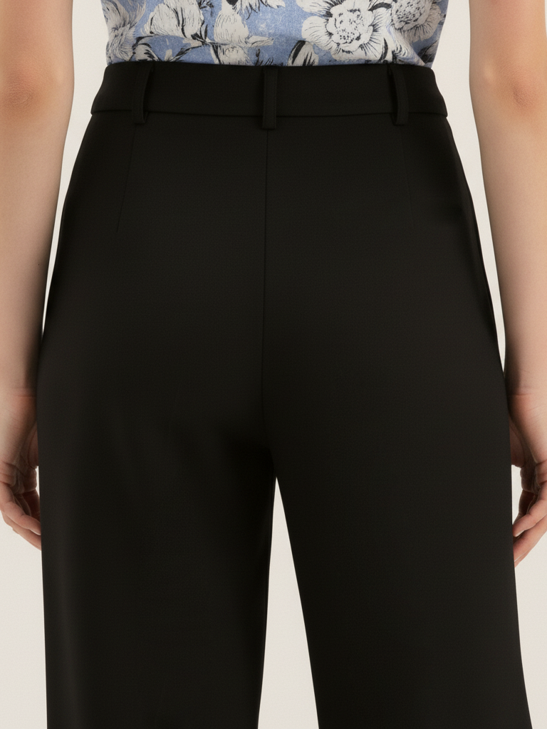 Wide Leg Pant - Black