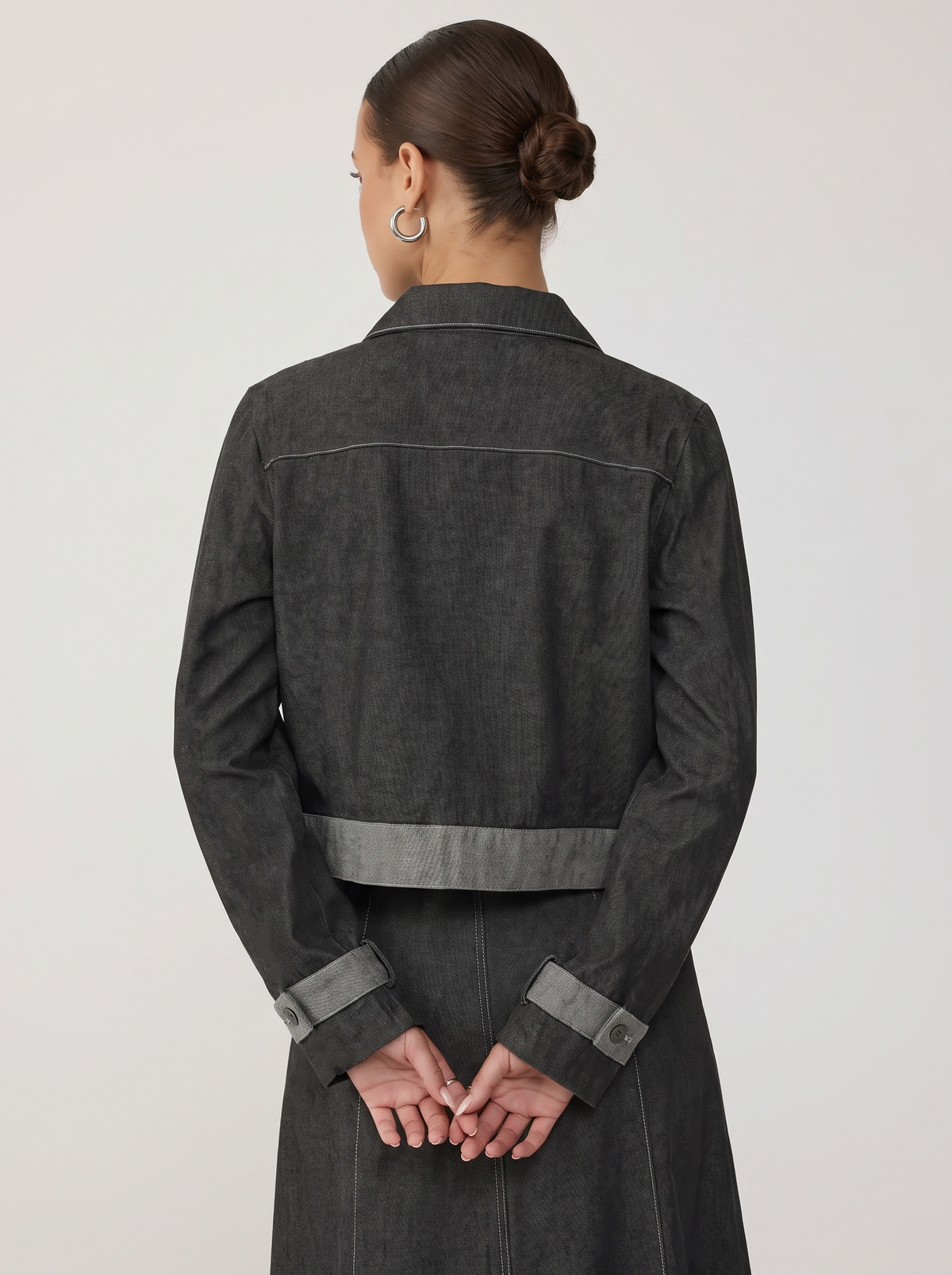 The Denim Overshirt - Black