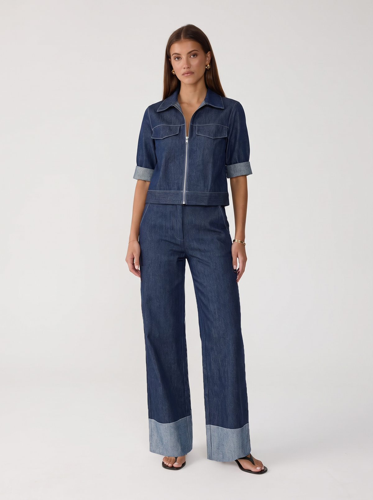 The Denim Co-Ord - Indigo