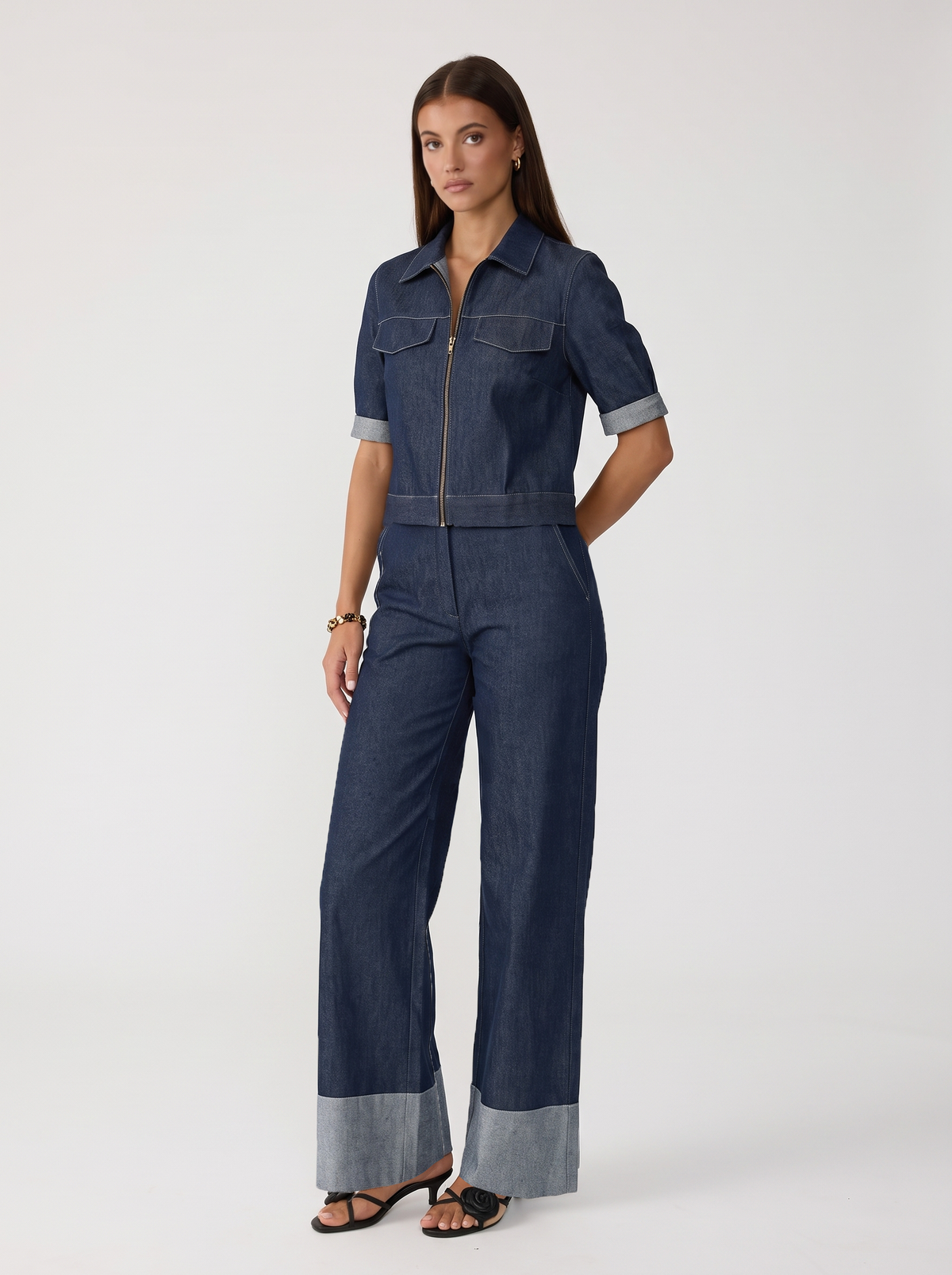 The Denim Co-Ord - Indigo